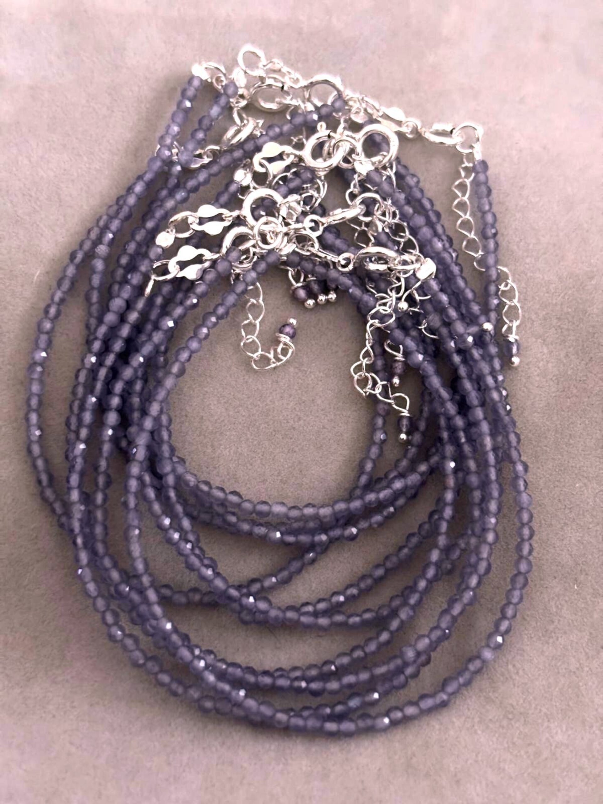 pulsera facetada amatista - 3