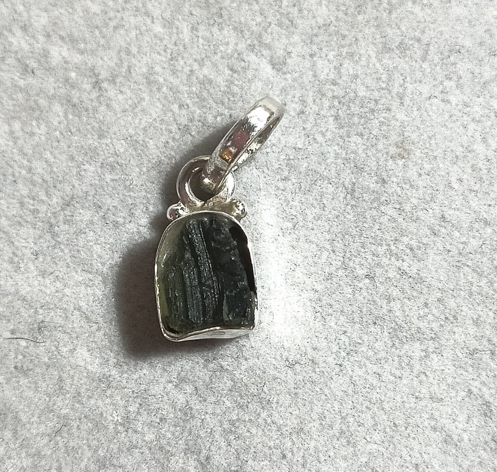 Colgante piedra natural de Moldavita - 3