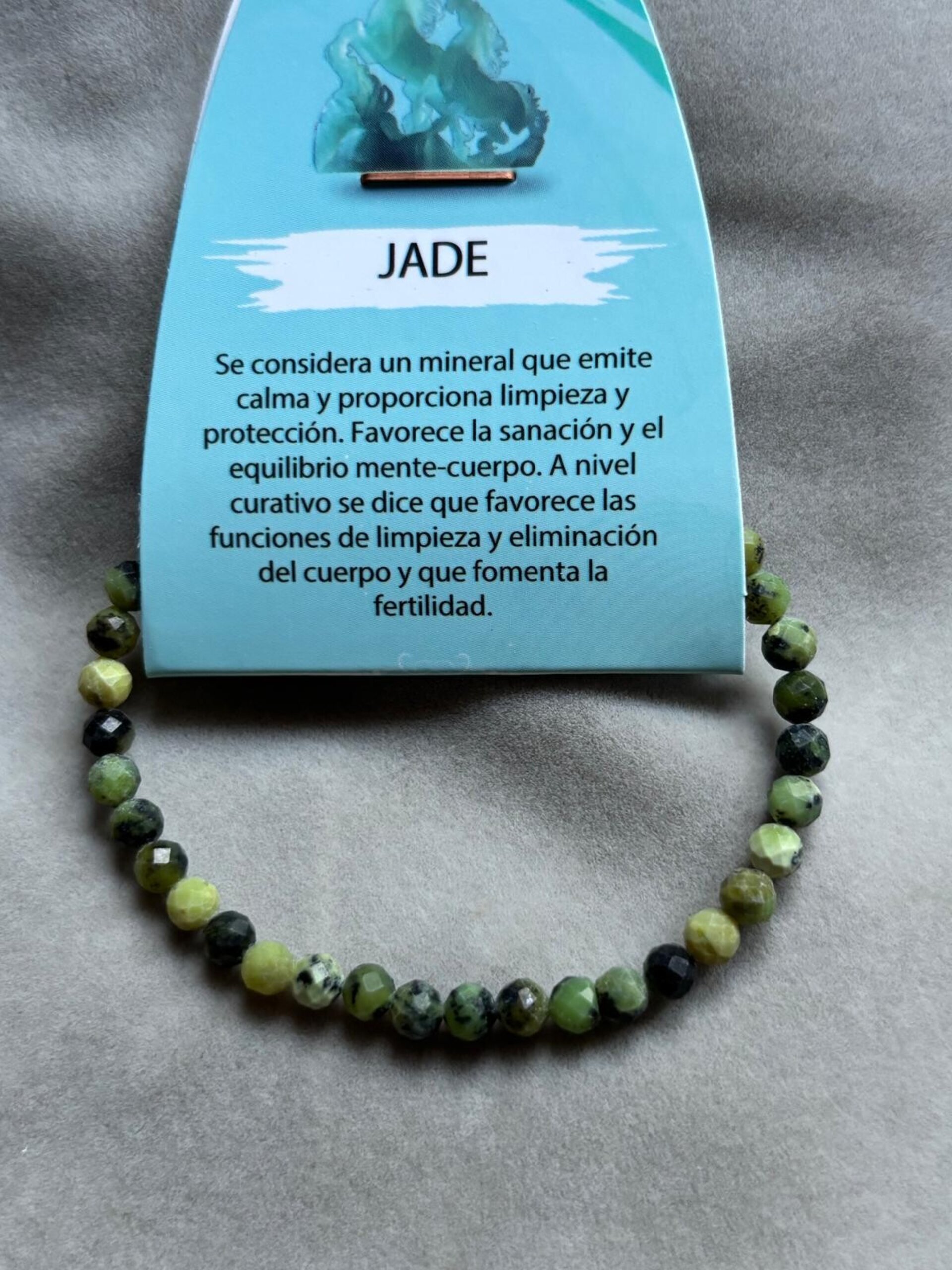 pulsera facetada jade canadá - 1