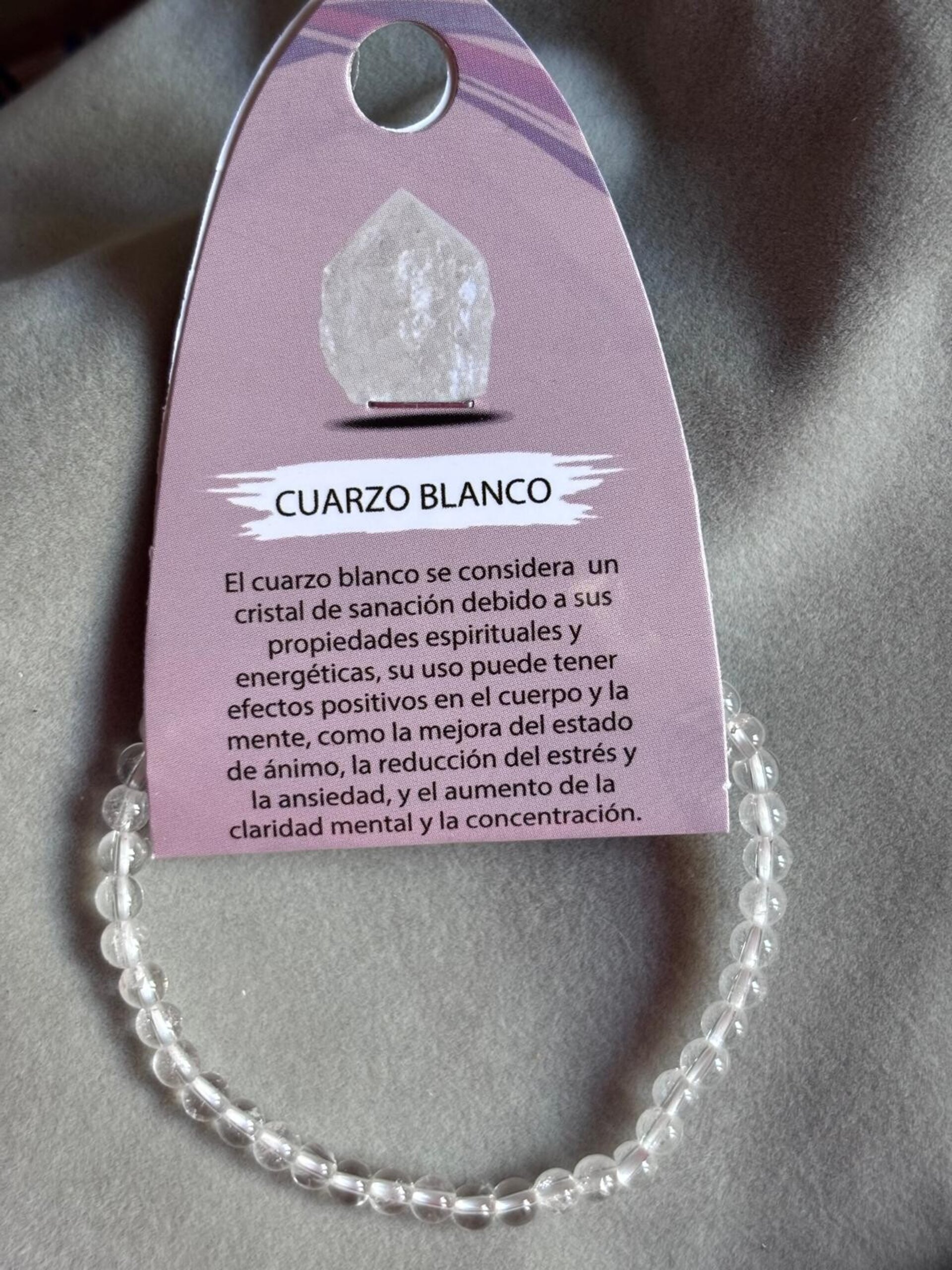 Pulsera cuarzo blanco - 3