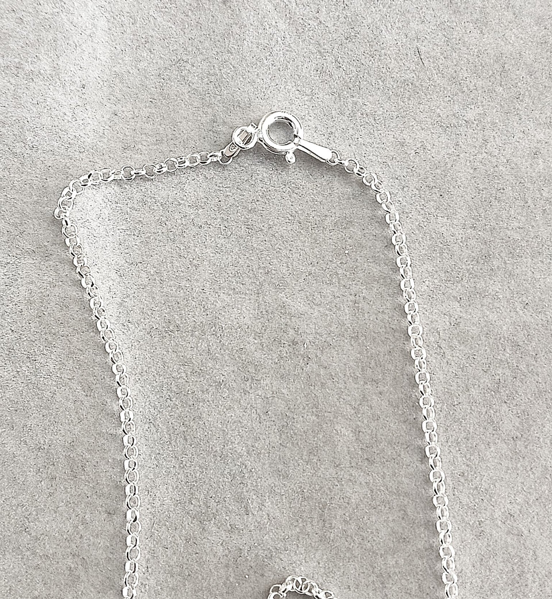cadena plata de ley con medidas a elegir de 40/45/50cm - 3