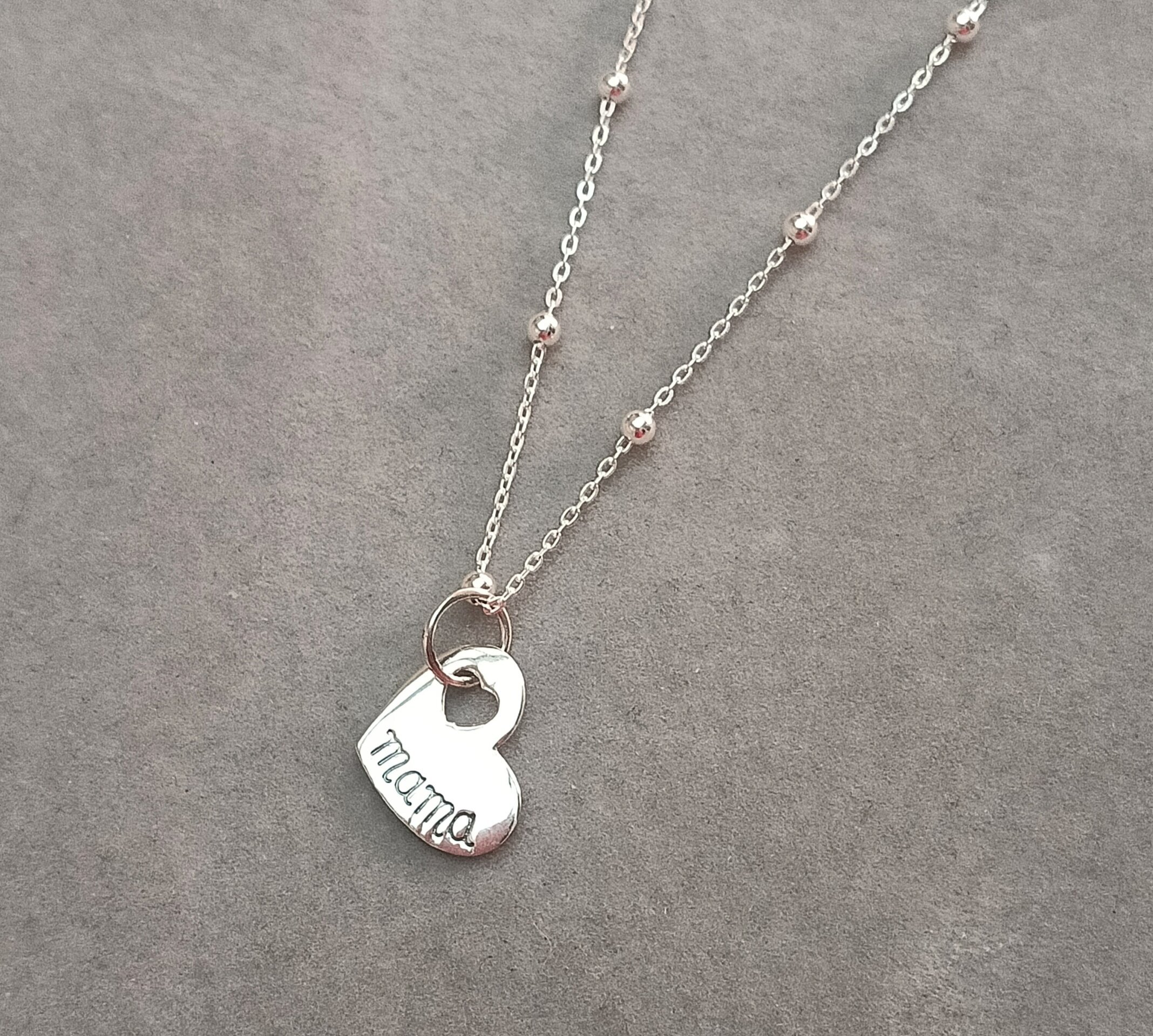Collar corazón mamá - 3