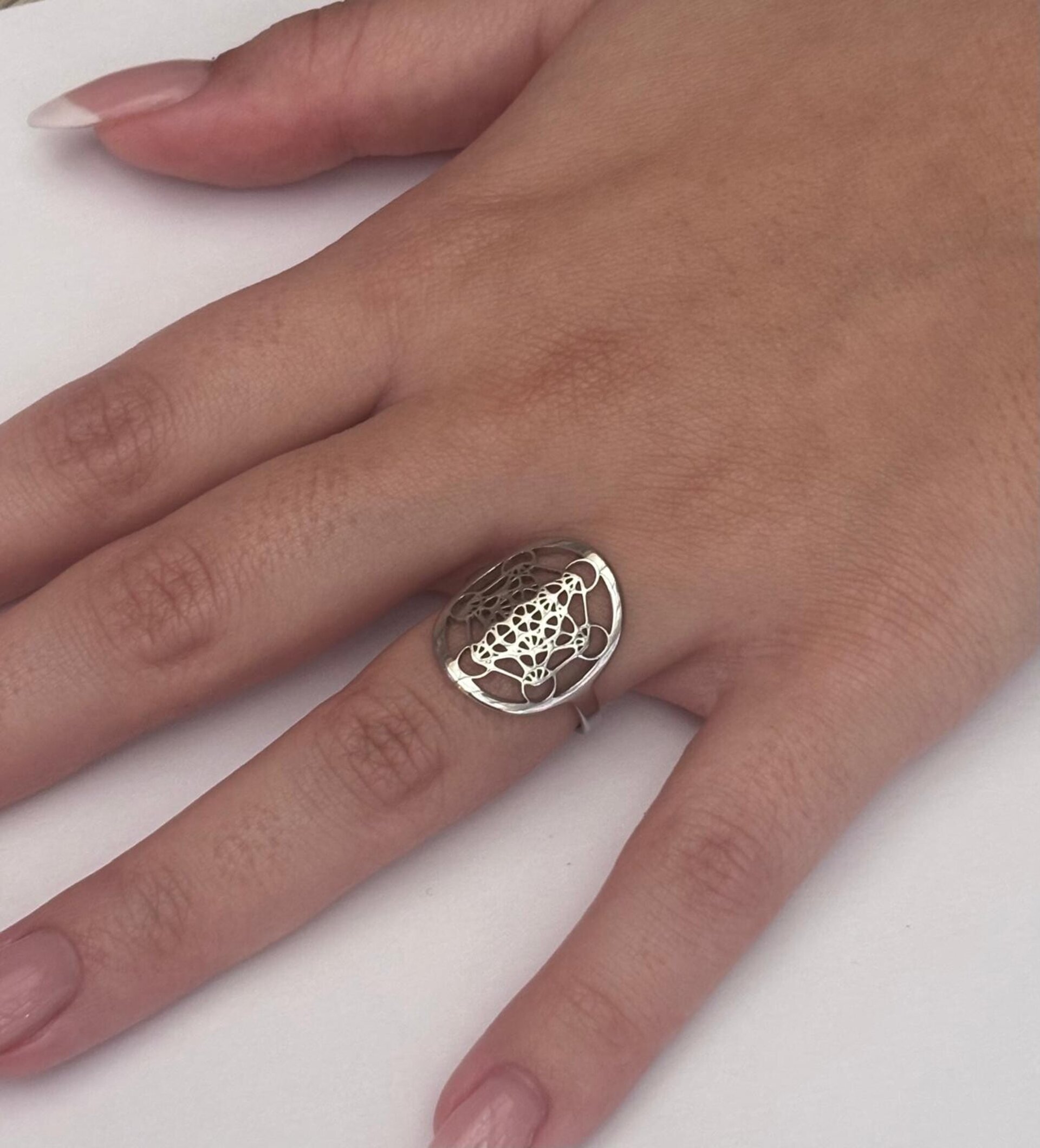 anillo ajustable metatrón - 5