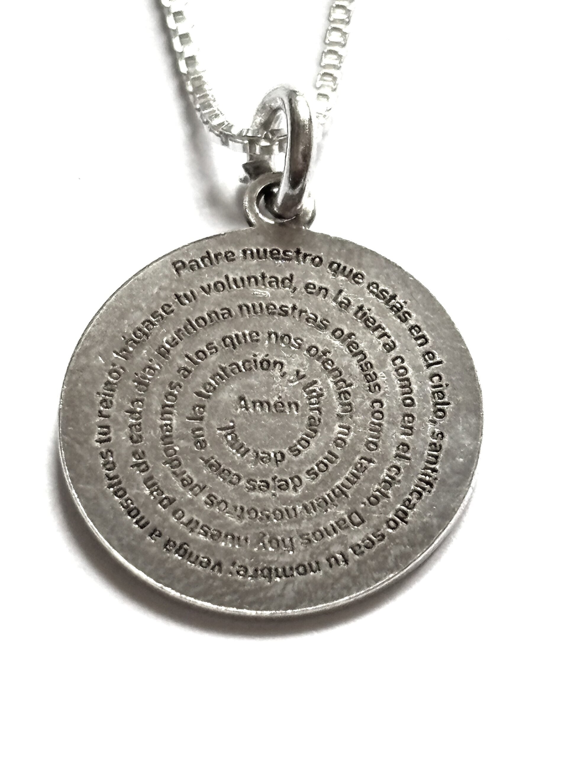 collar religioso jesús y padre nuestro - 6