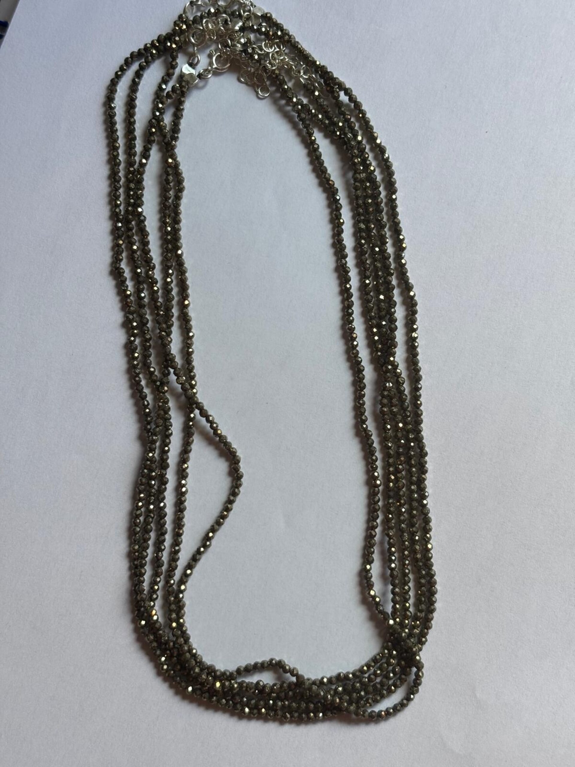 collar pirita Facetada - 3