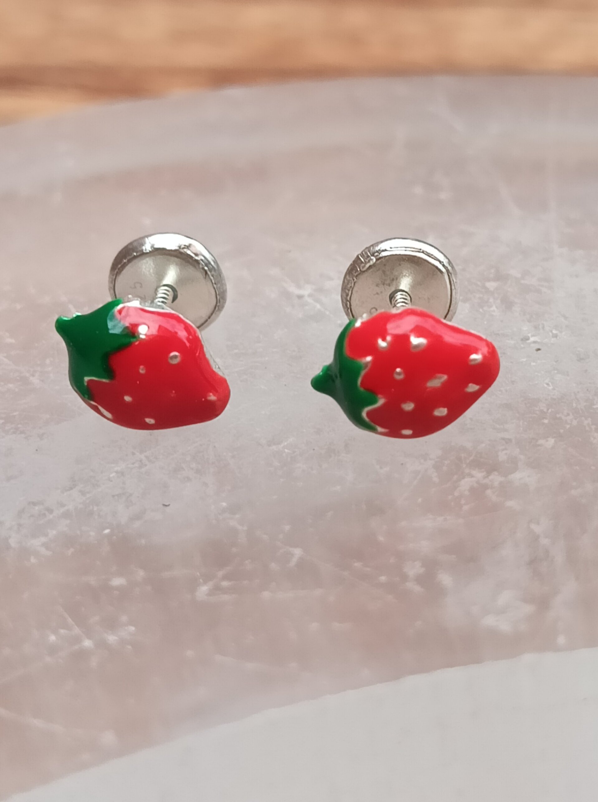 Pendientes fresita - 2