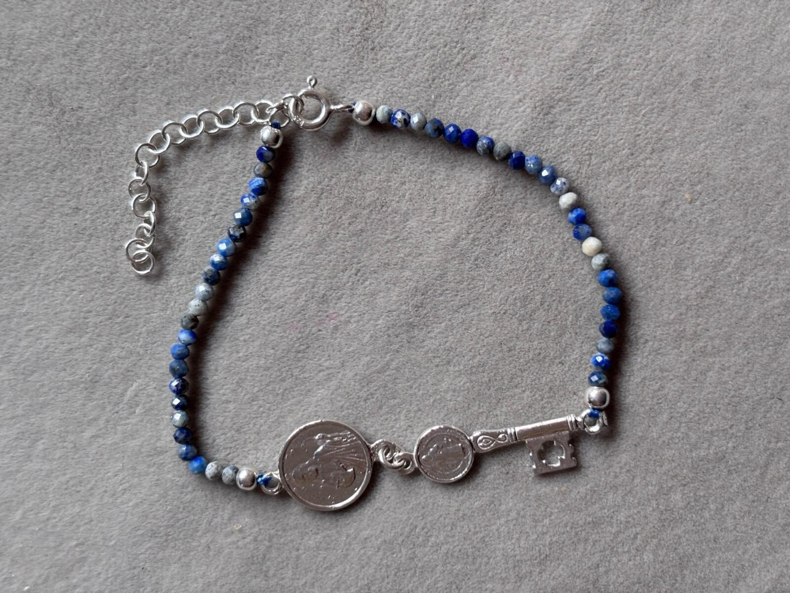 pulsera abre caminos con lapizlázuli - 5