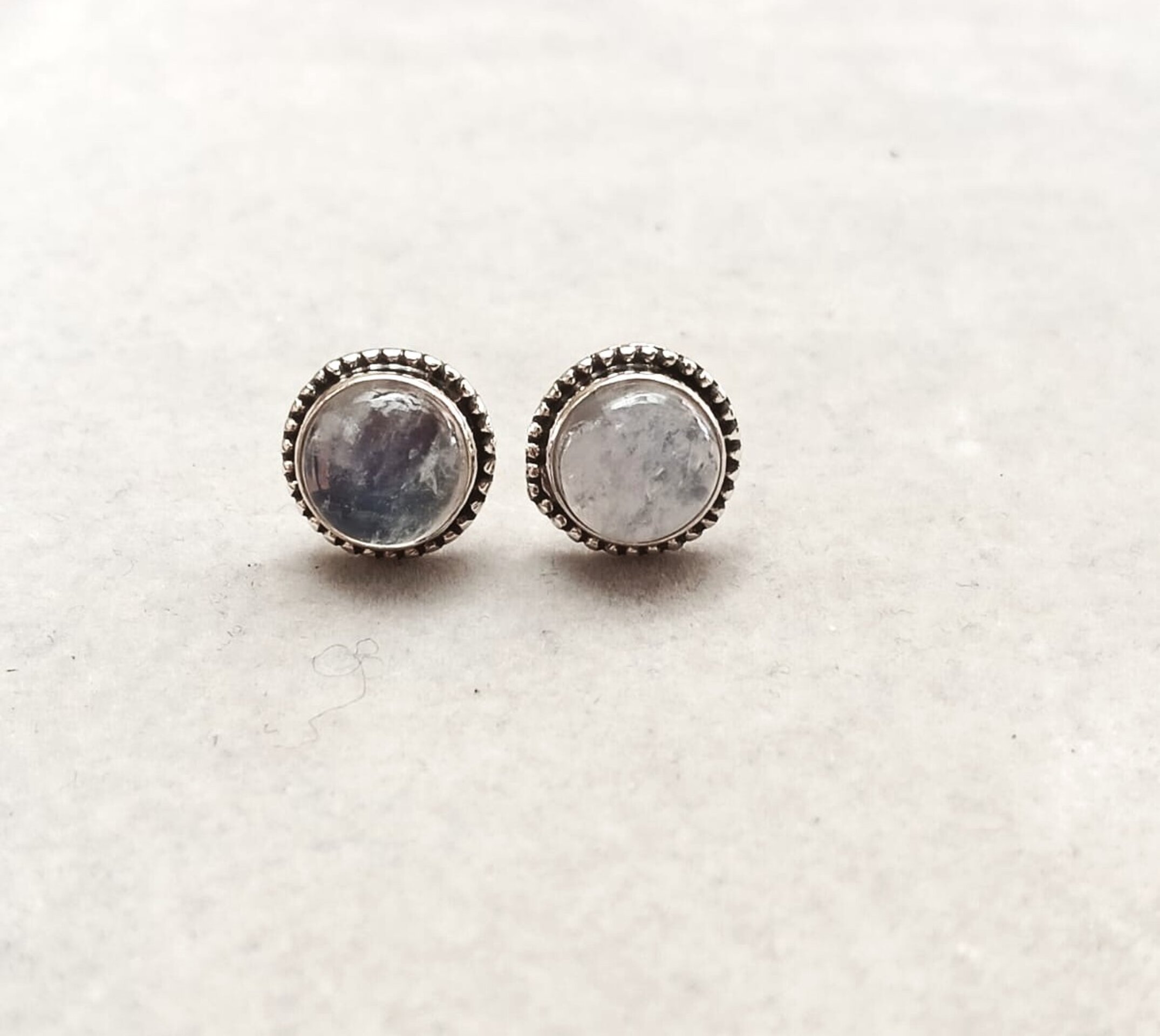Pendientes piedra luna - 3