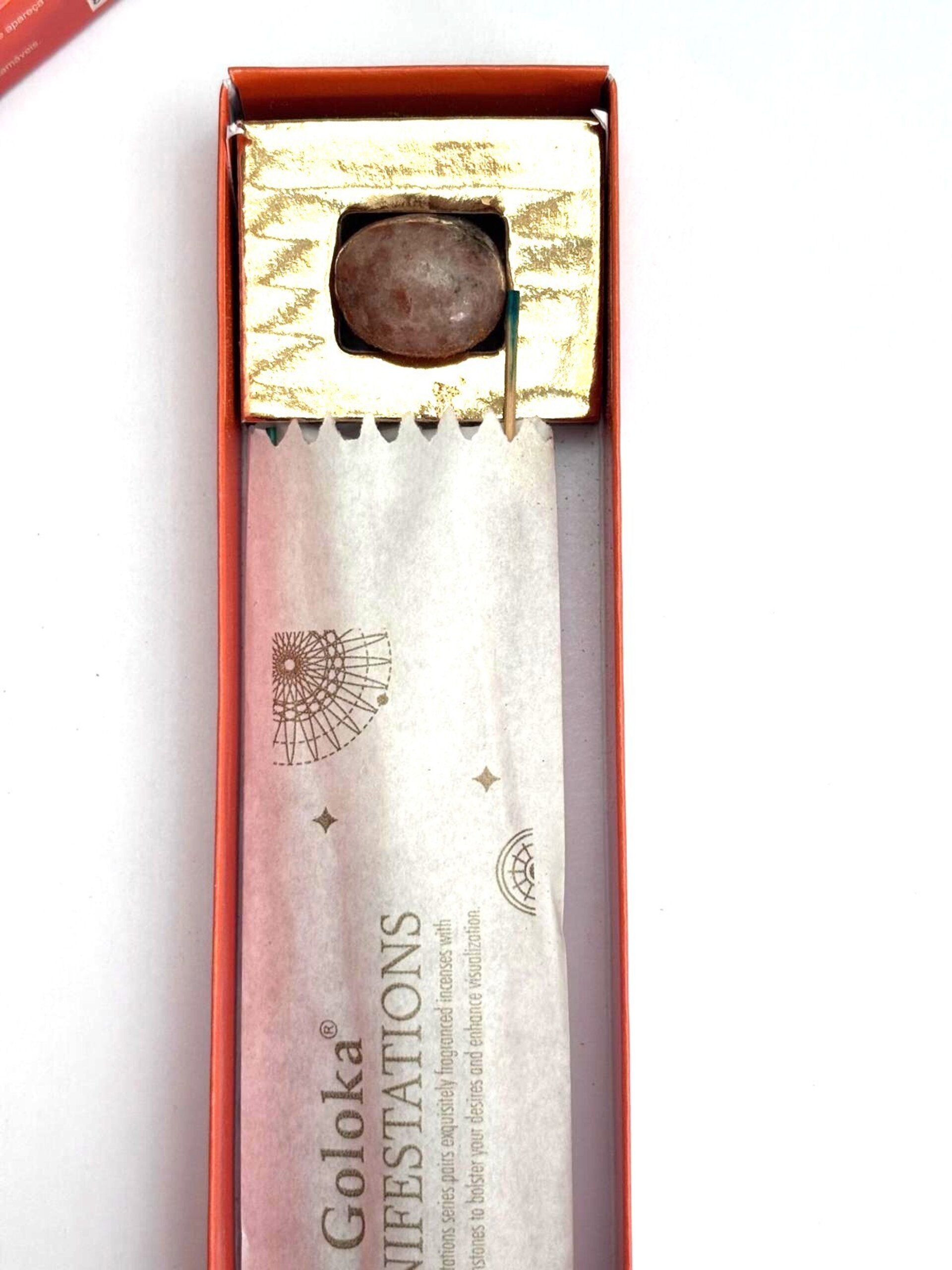 incienso-VIBRACIONES POSITIVAS Y PIEDRA SOL- Goloka - 6