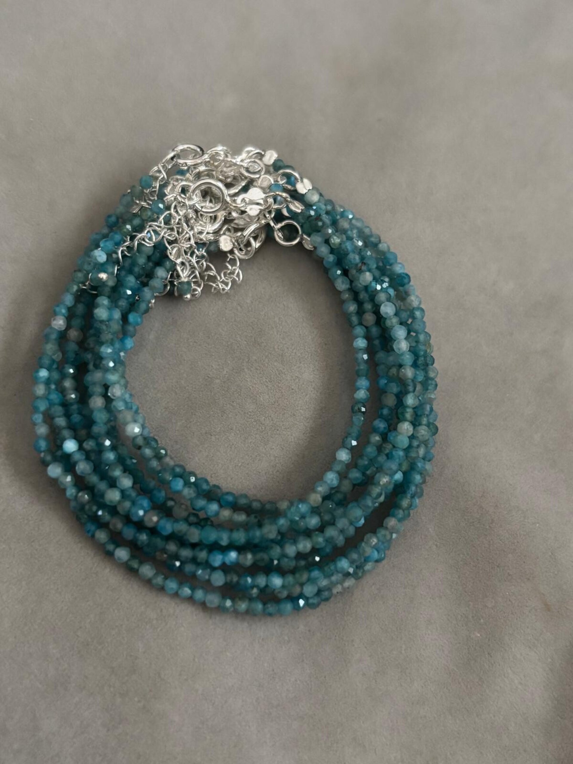 pulsera apatita facetada - 3