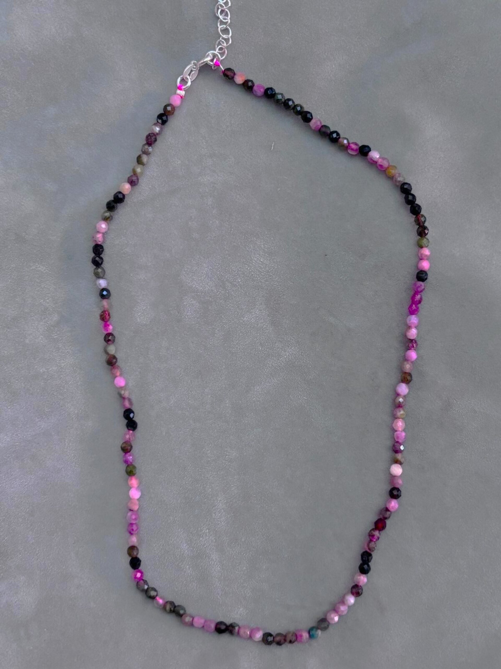 collar turmalina facetada - 4