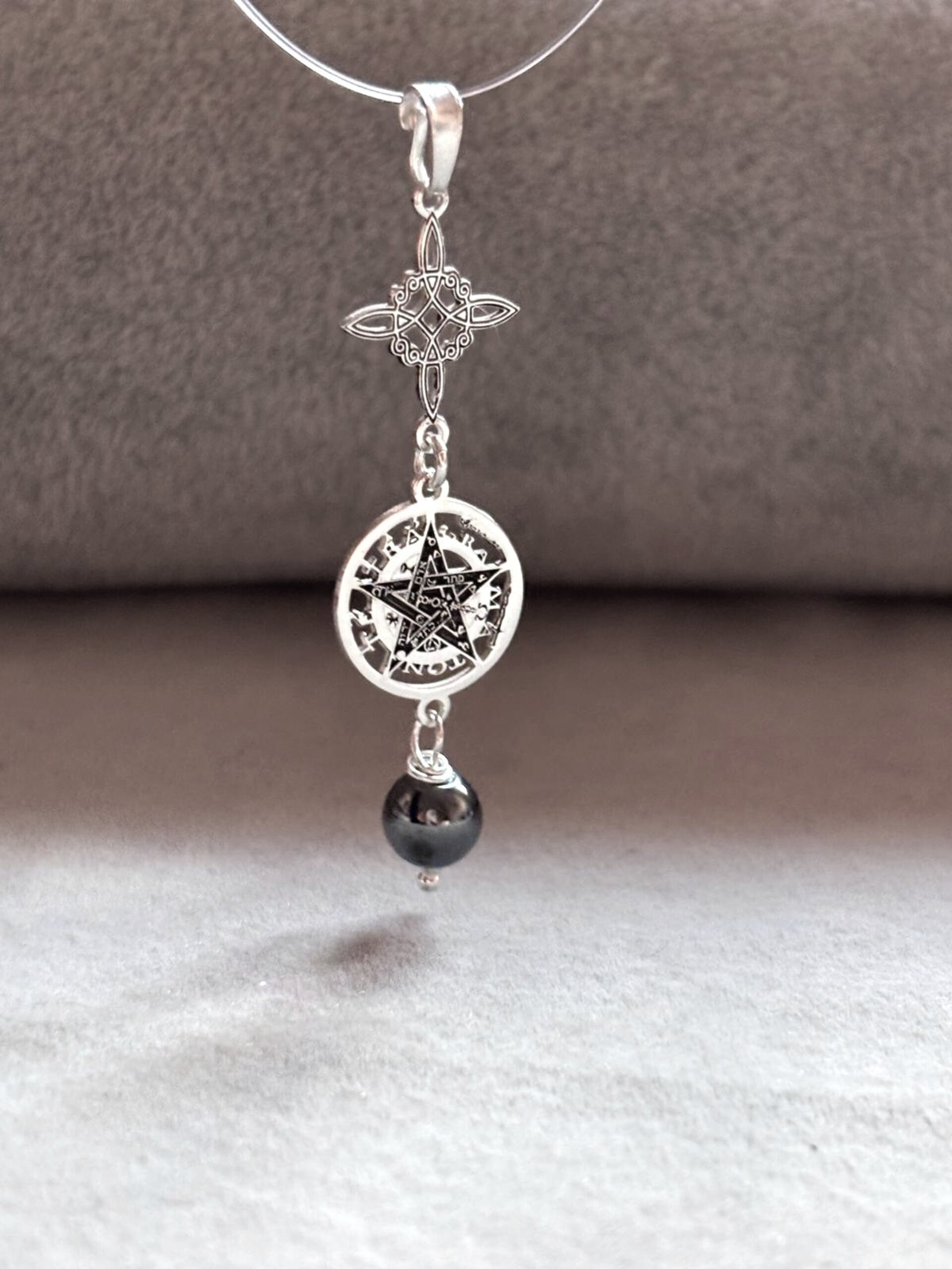 collar doble protección con Hematite - 6