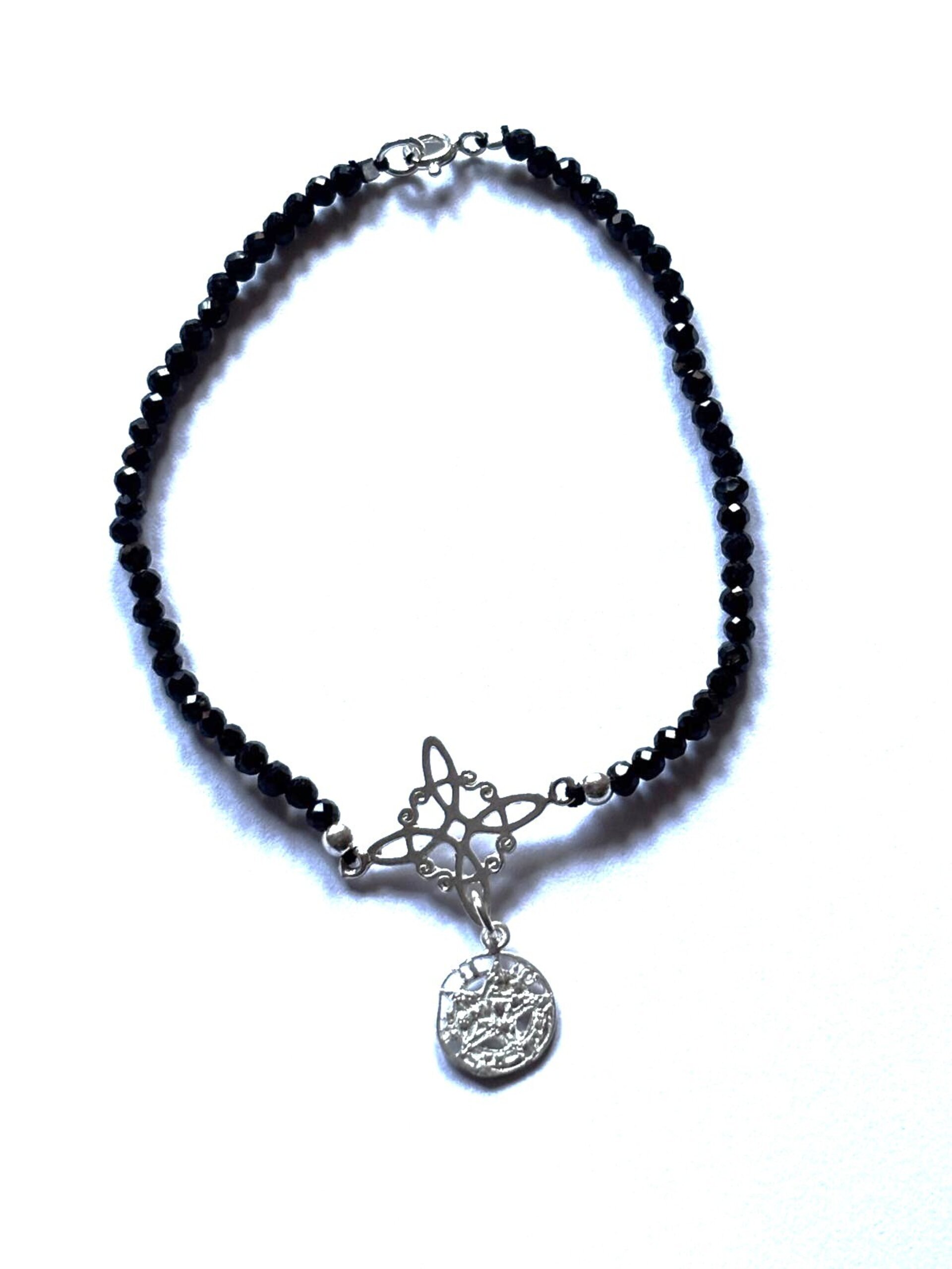 pulsera turmalina y malaquita doble protección - 4