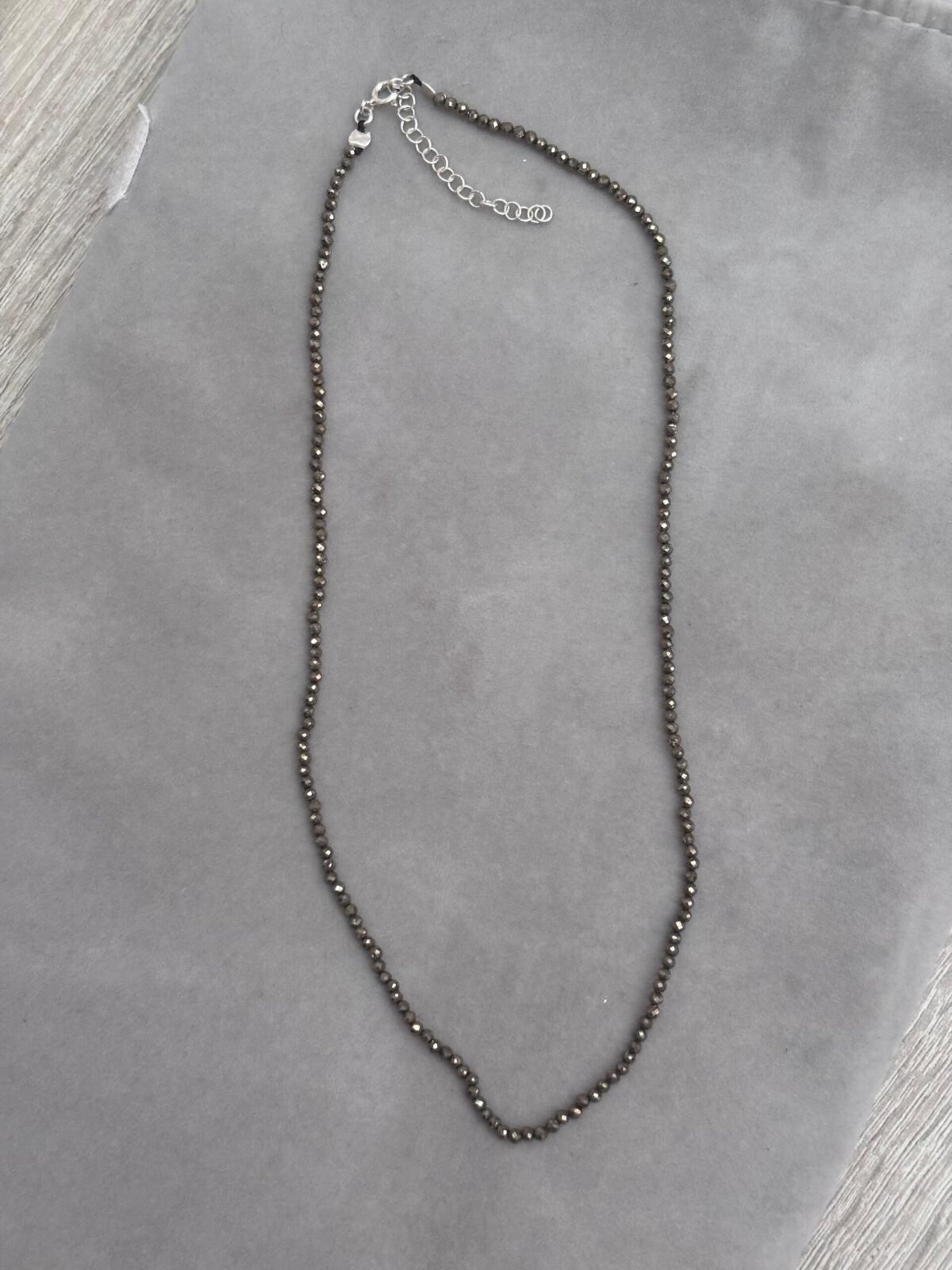 collar pirita Facetada - 2