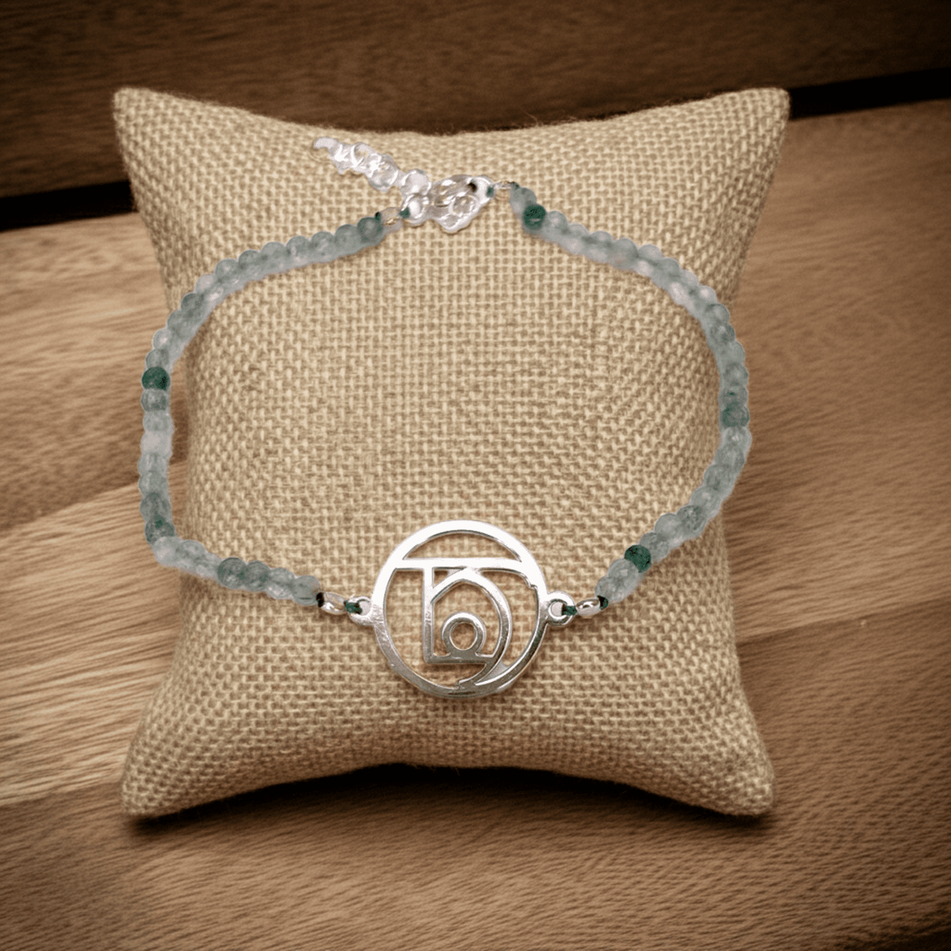 pulsera cuarzo verde y Sigilo de la Salud - 2