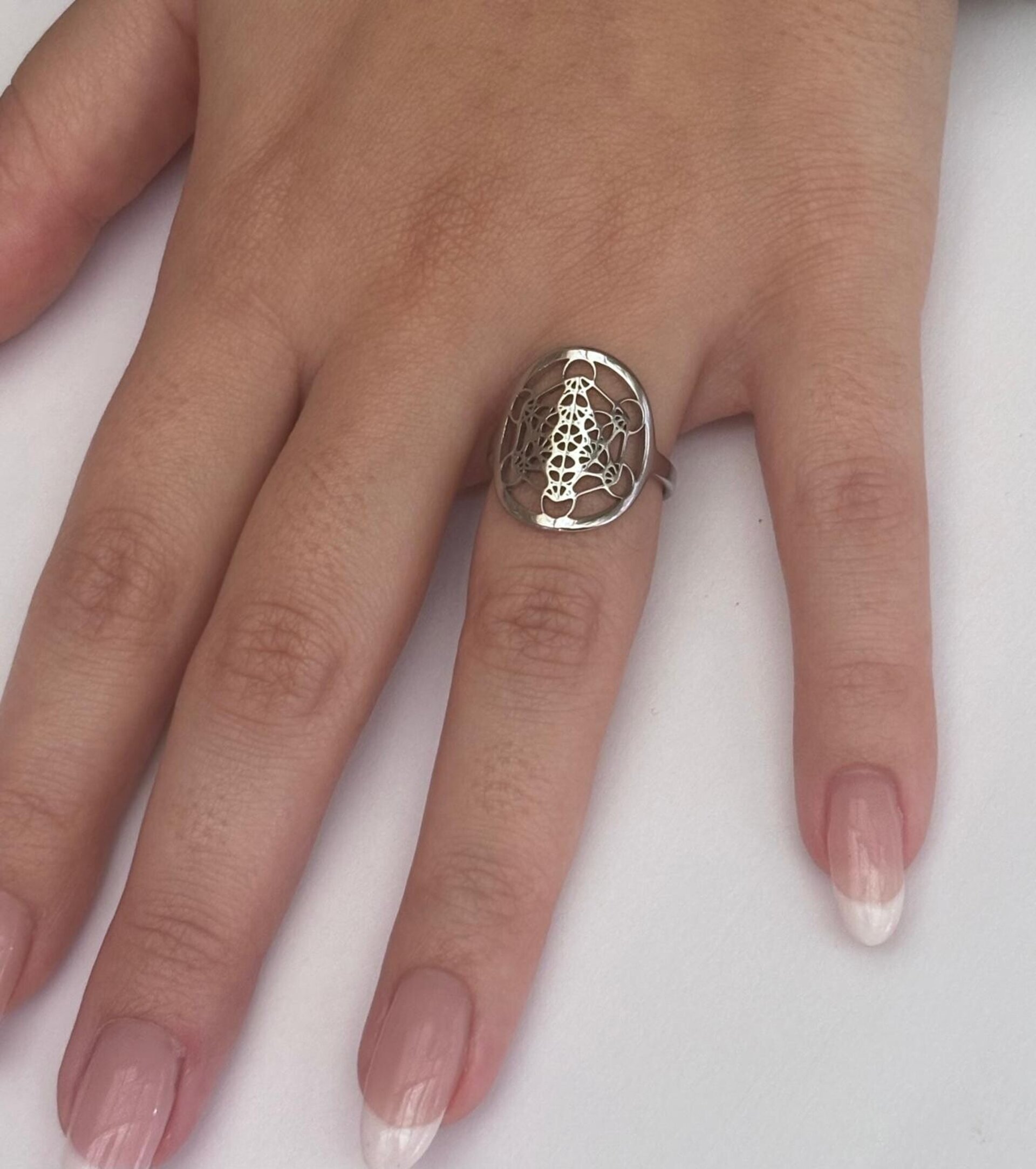 anillo ajustable metatrón - 2