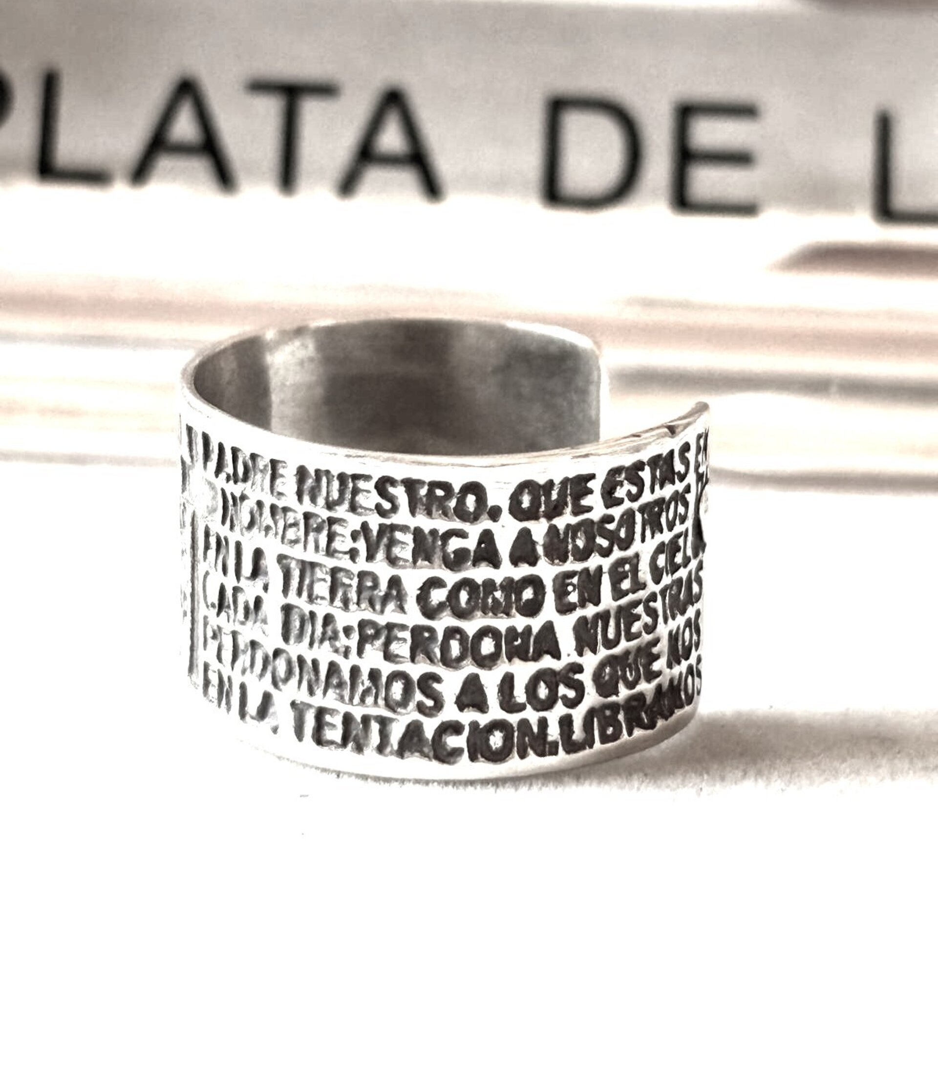 Anillo ajustable padre nuestro - 4