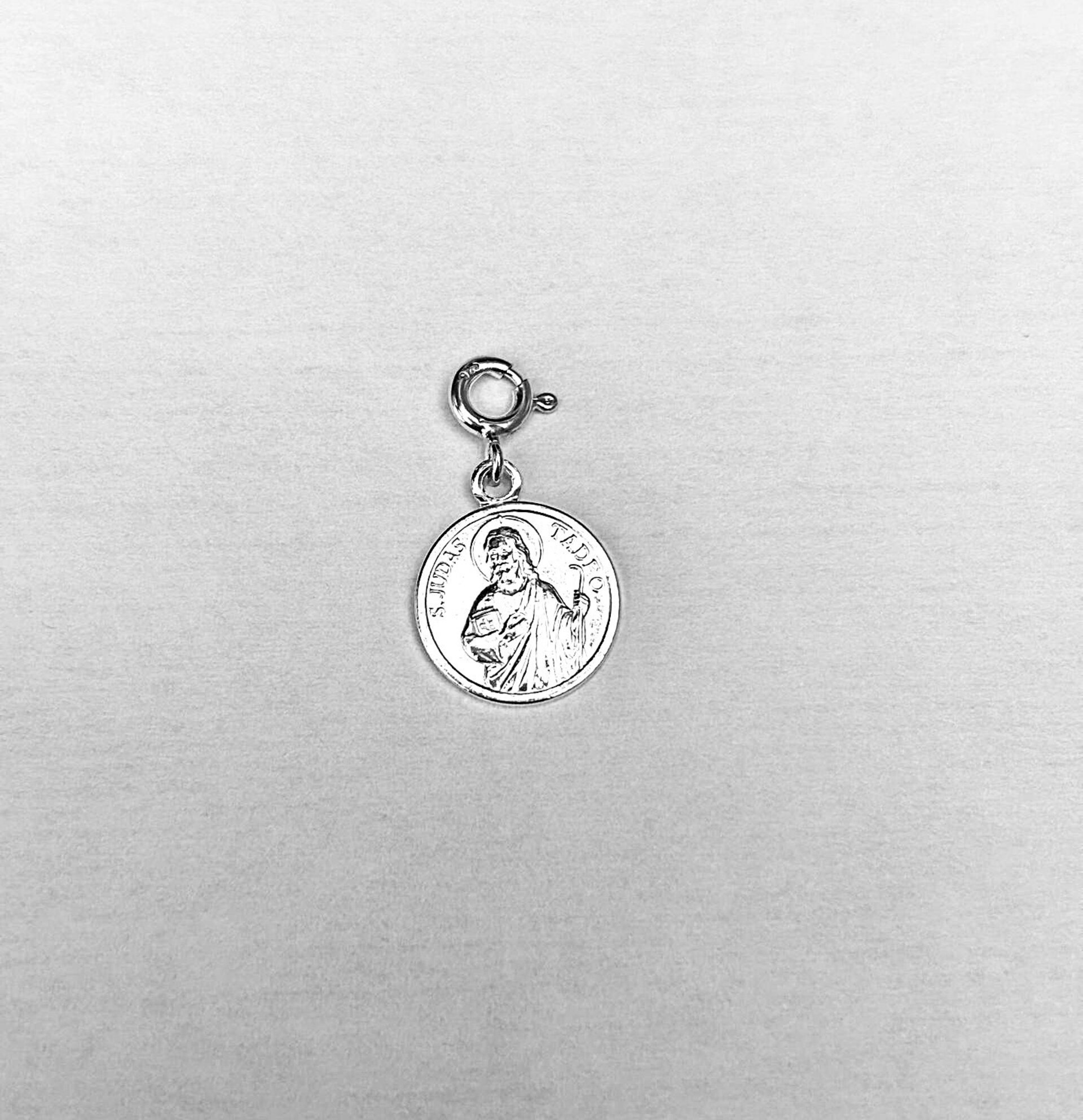 colgante medalla San Judas Tadeo para pulsera o collar - 2