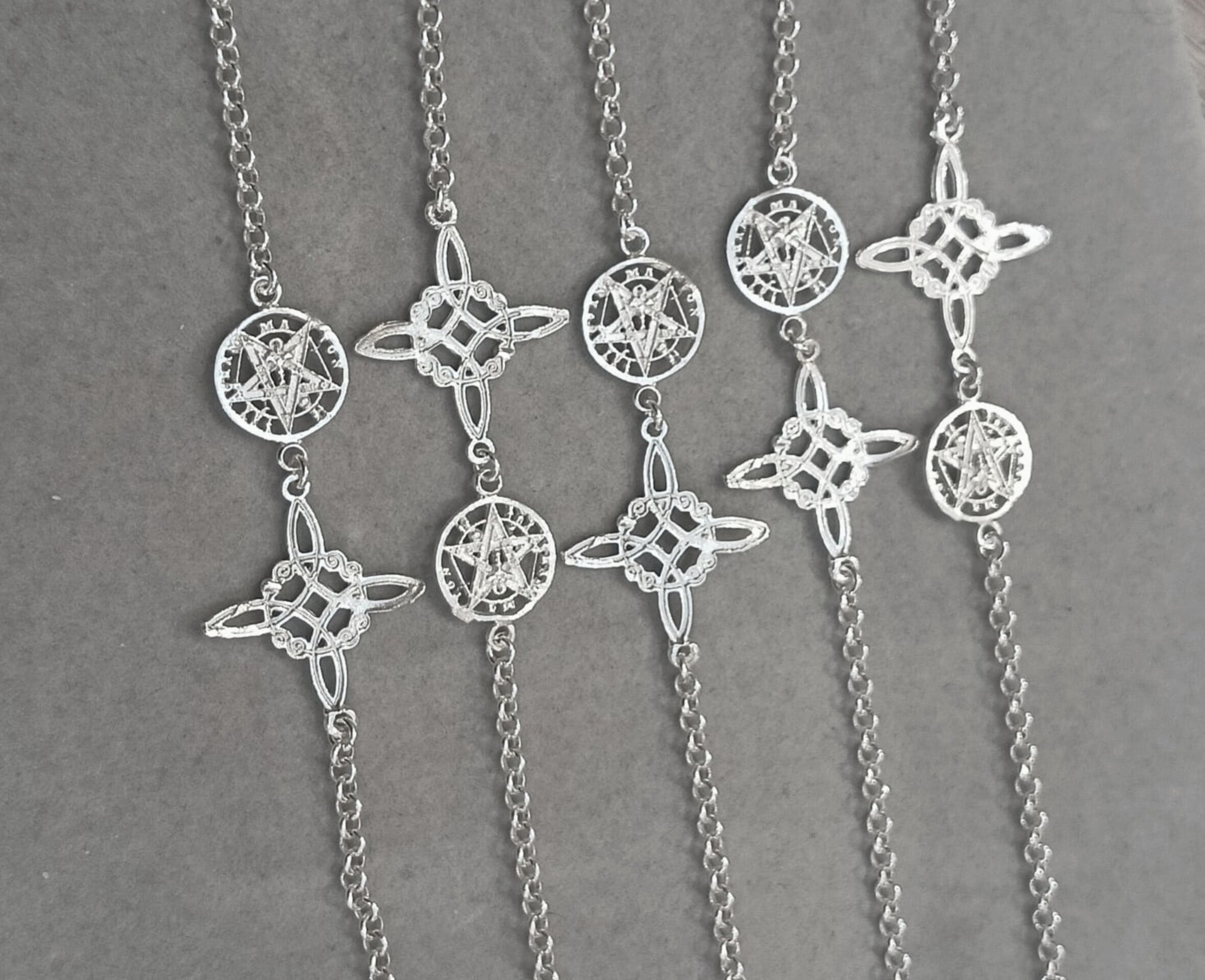 Pulsera amuleto nudo de bruja y tetragrámaton - 3