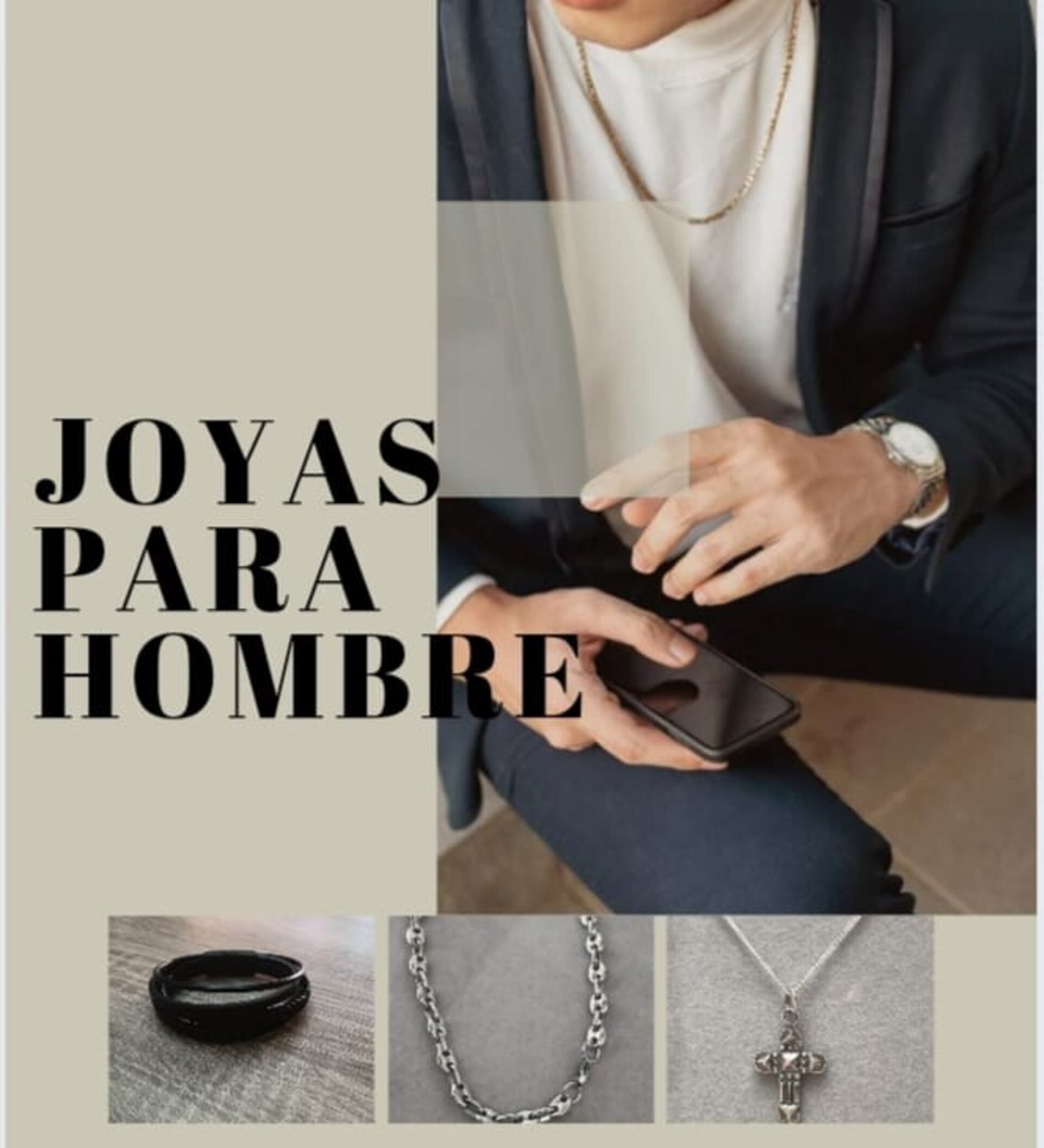 joyas para hombre