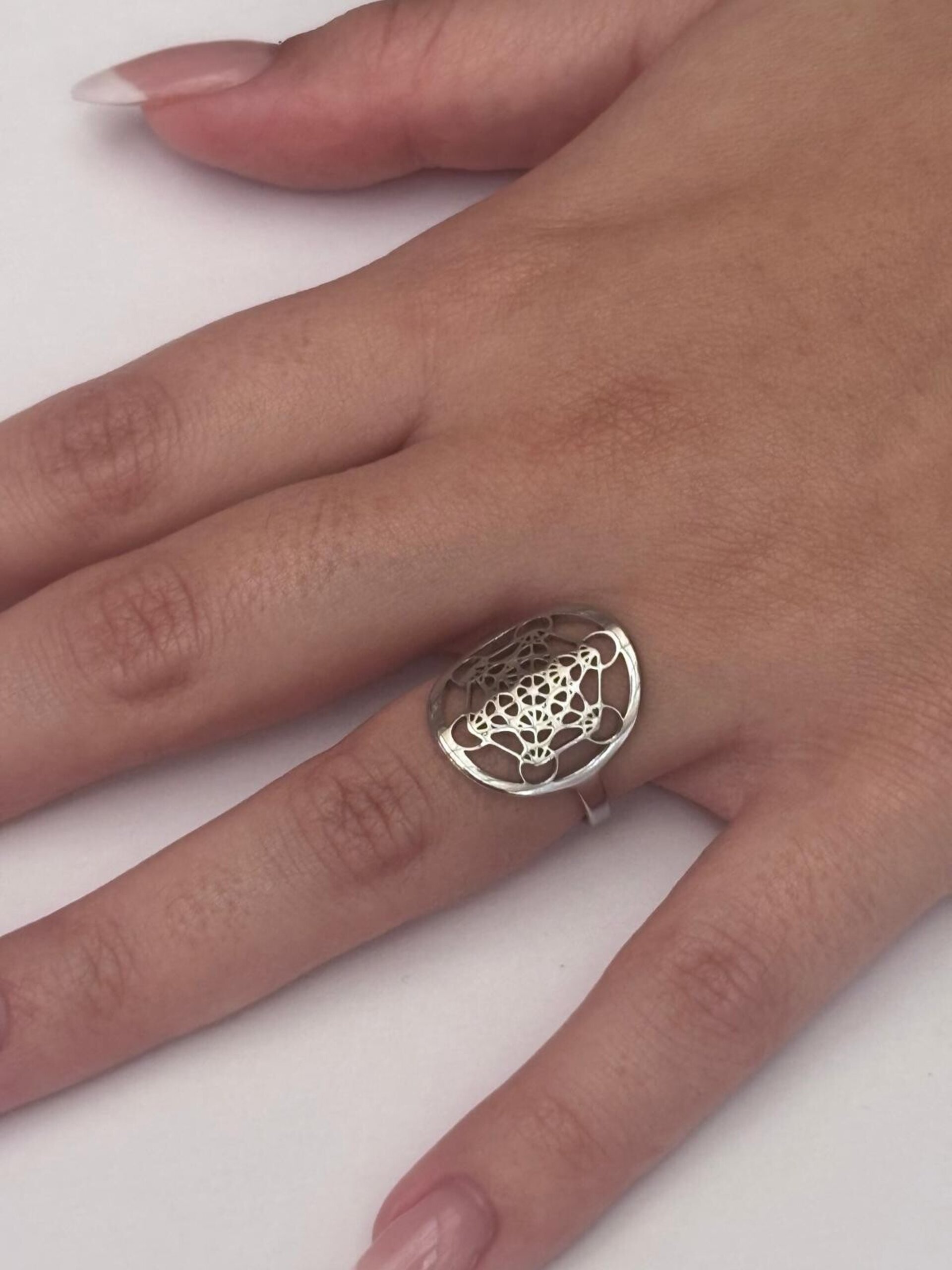 anillo ajustable metatrón - 4