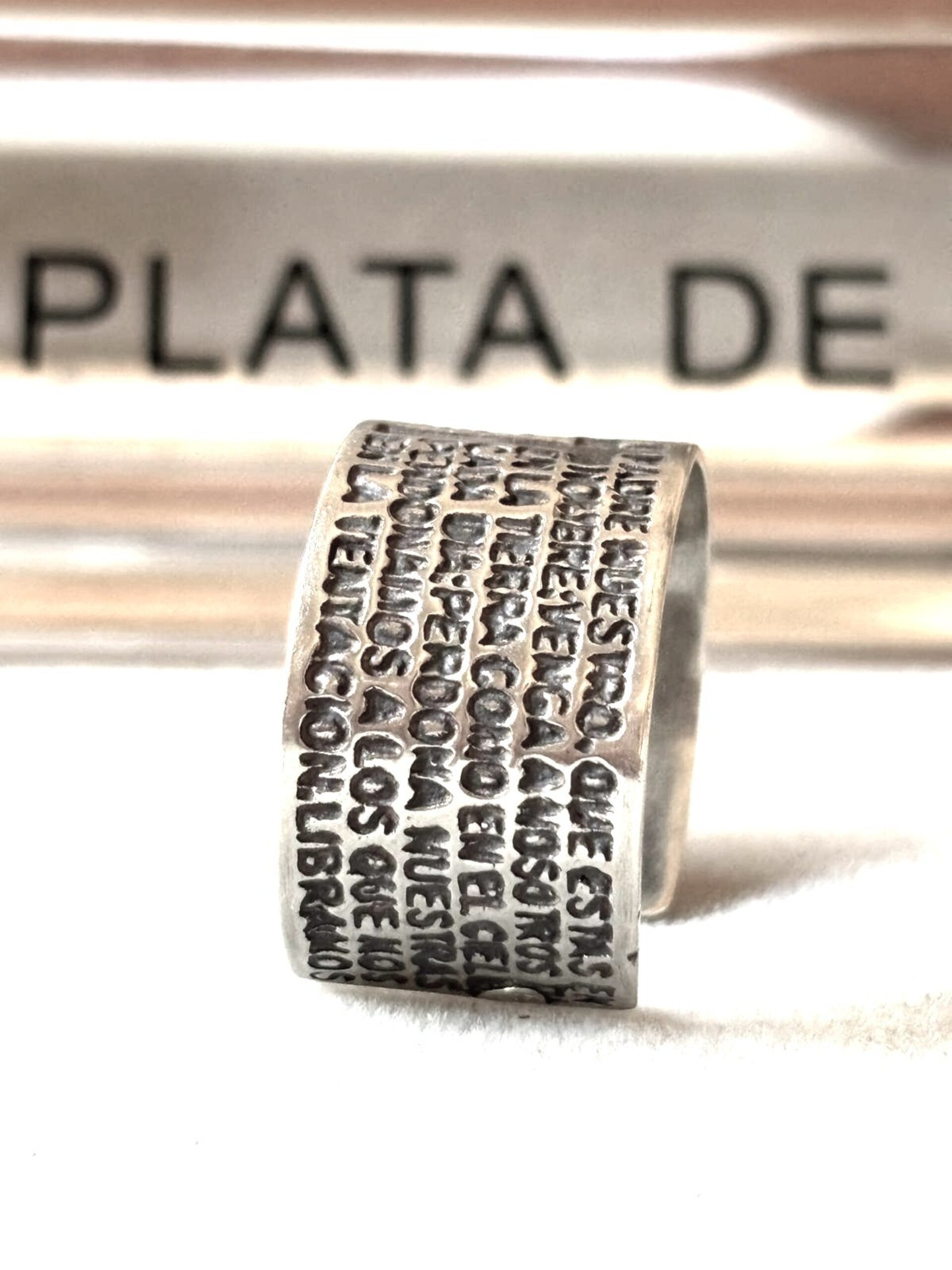 Anillo ajustable padre nuestro - 2