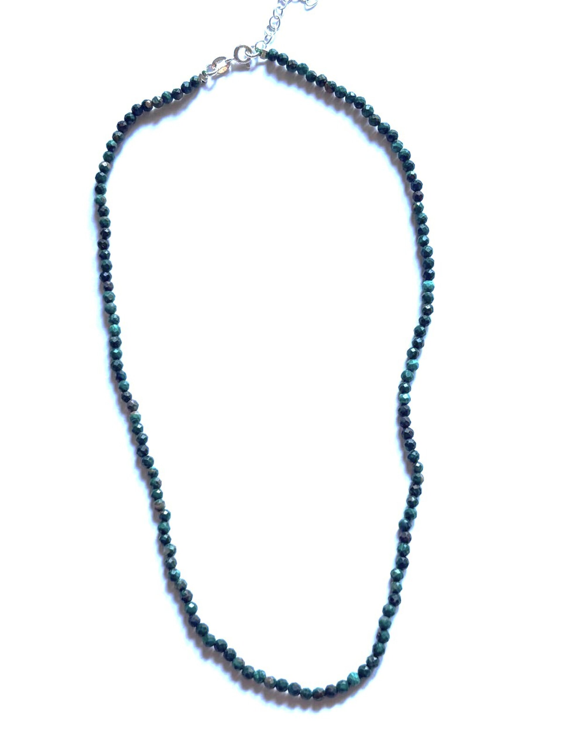 collar Malaquita Facetada - 7