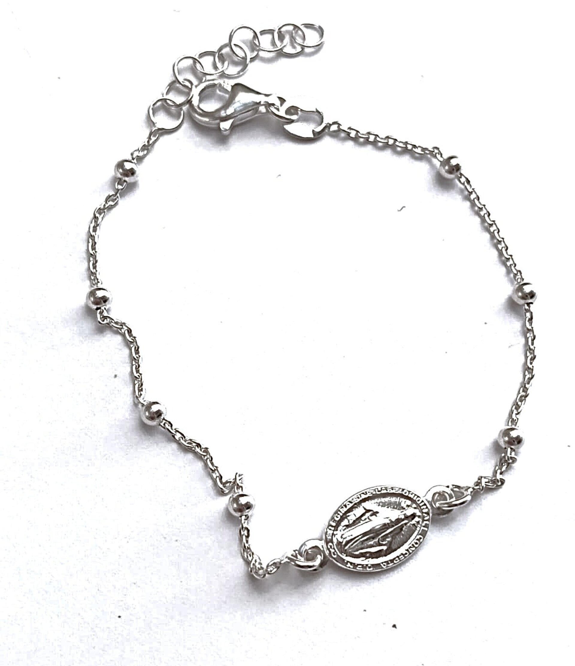 pulsera virgen de la milagrosa bolitas - 2