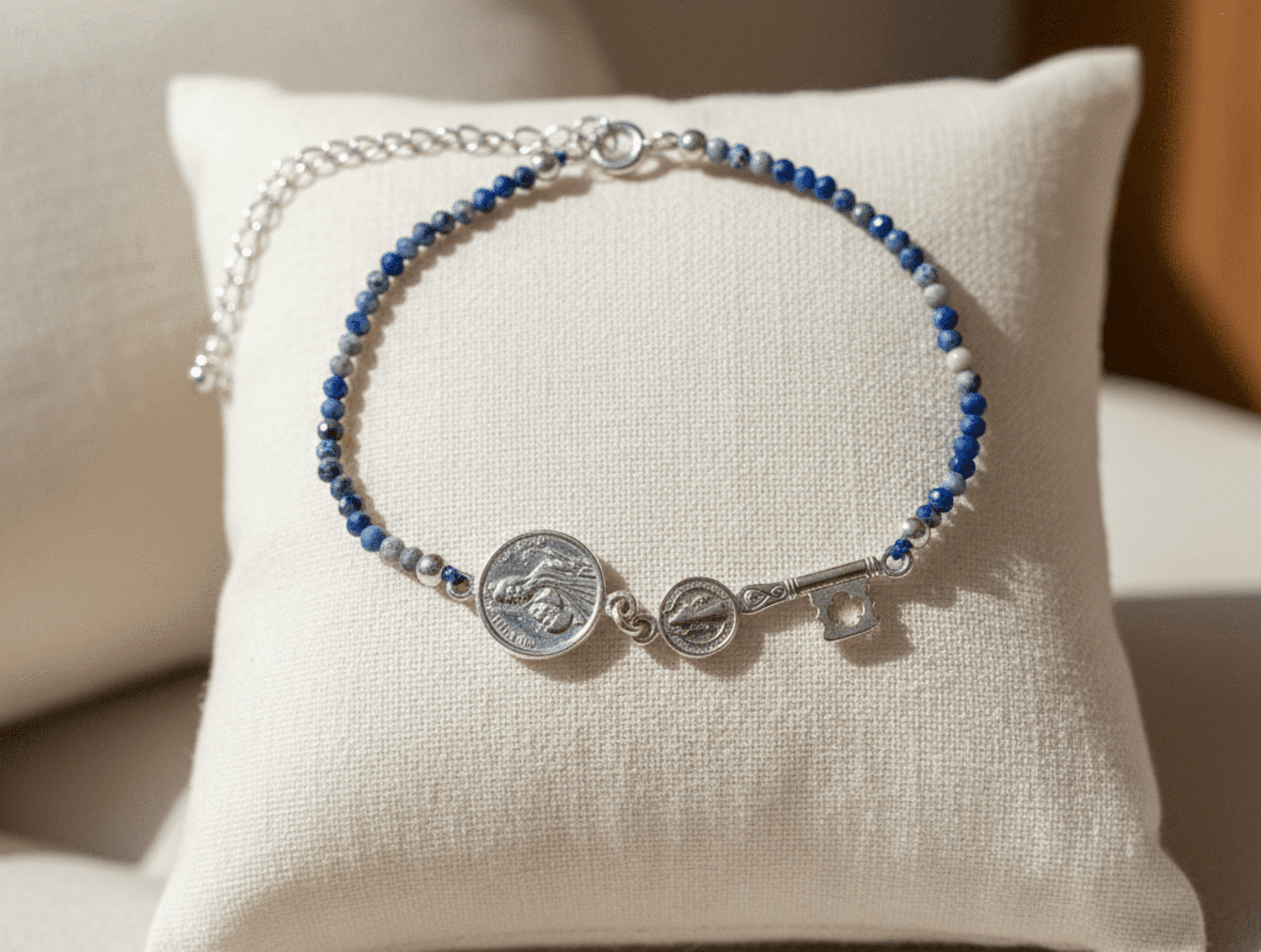 pulsera abre caminos con lapizlázuli - 2