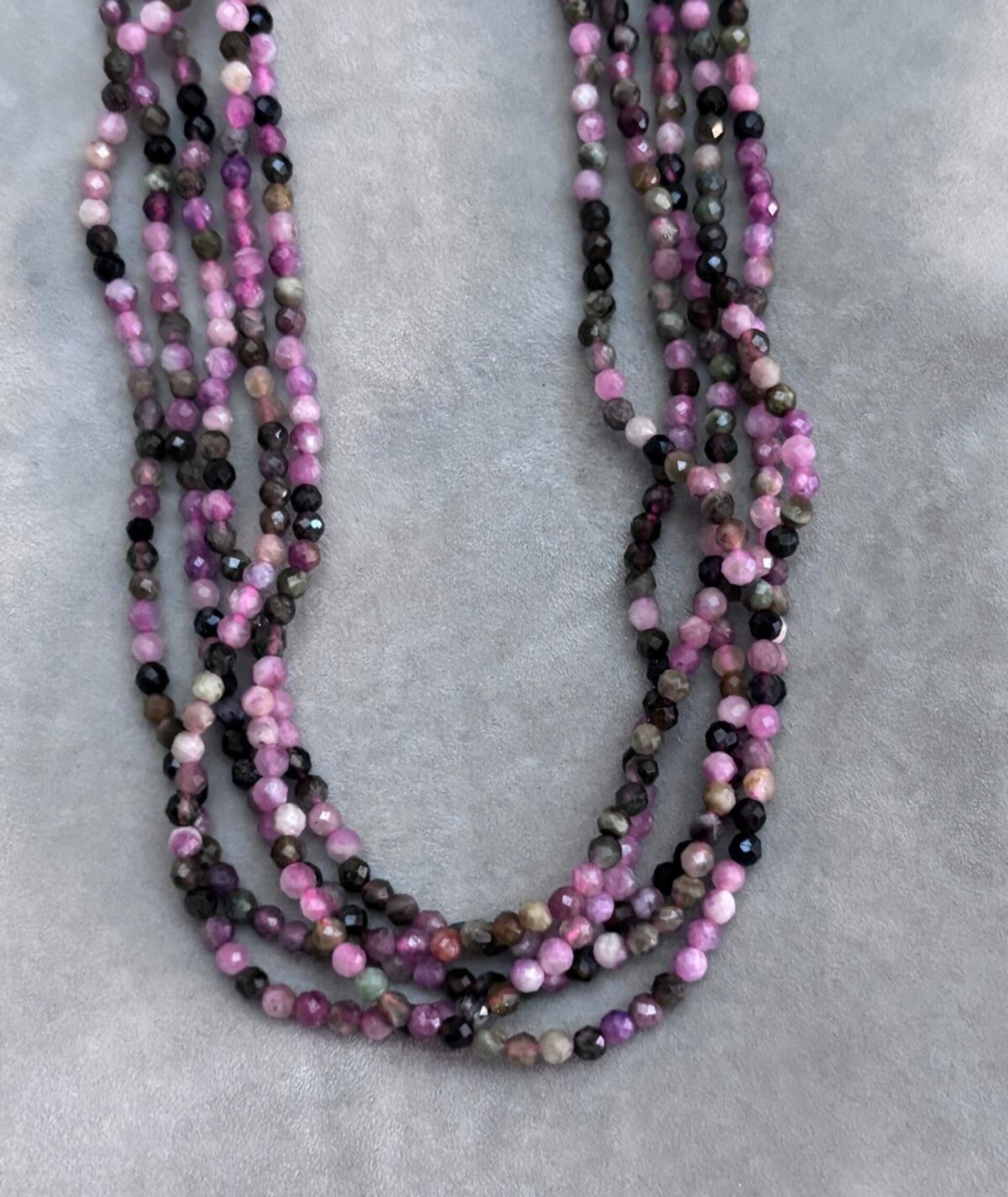 collar turmalina facetada - 5