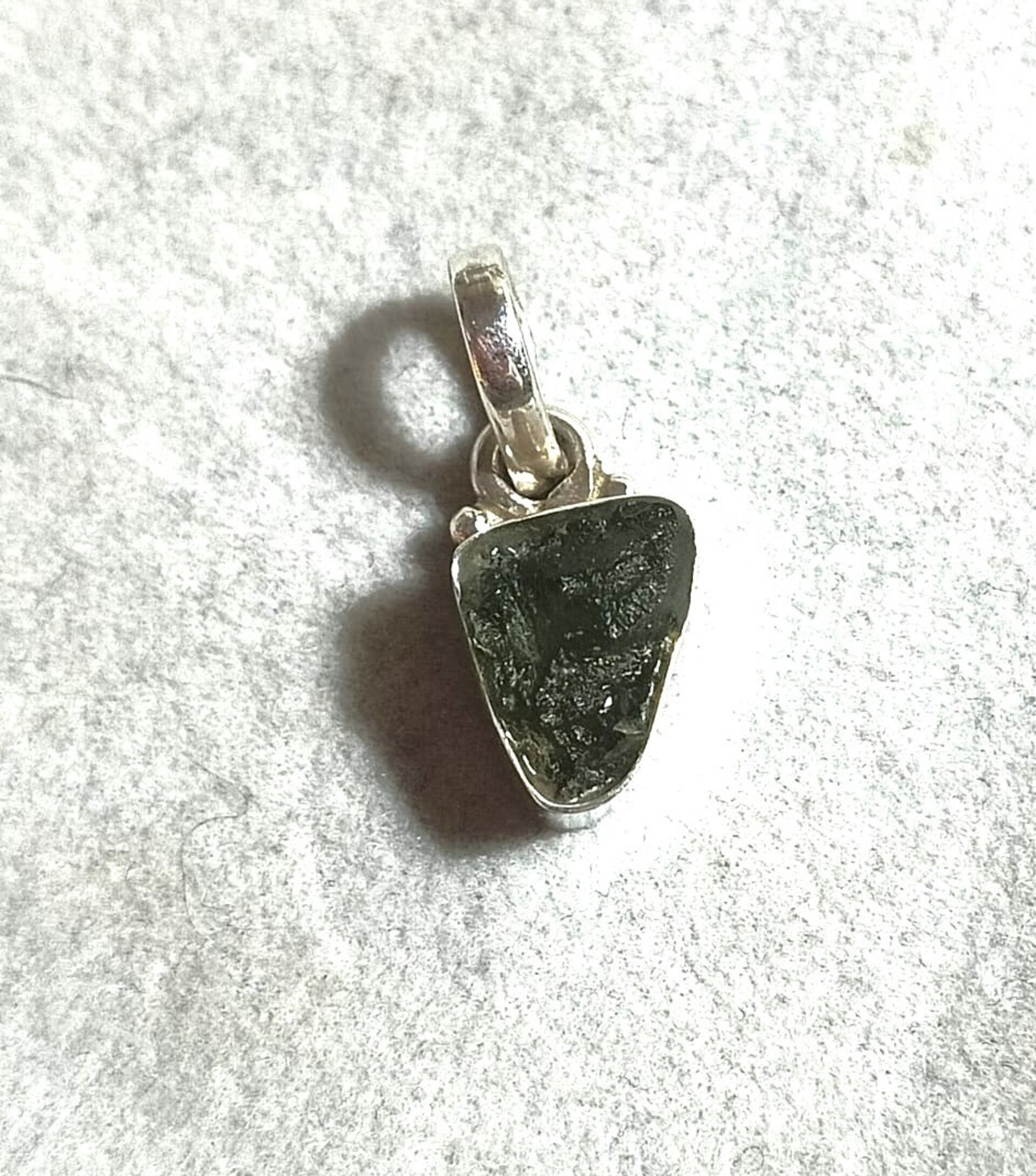 Colgante piedra natural de Moldavita - 2