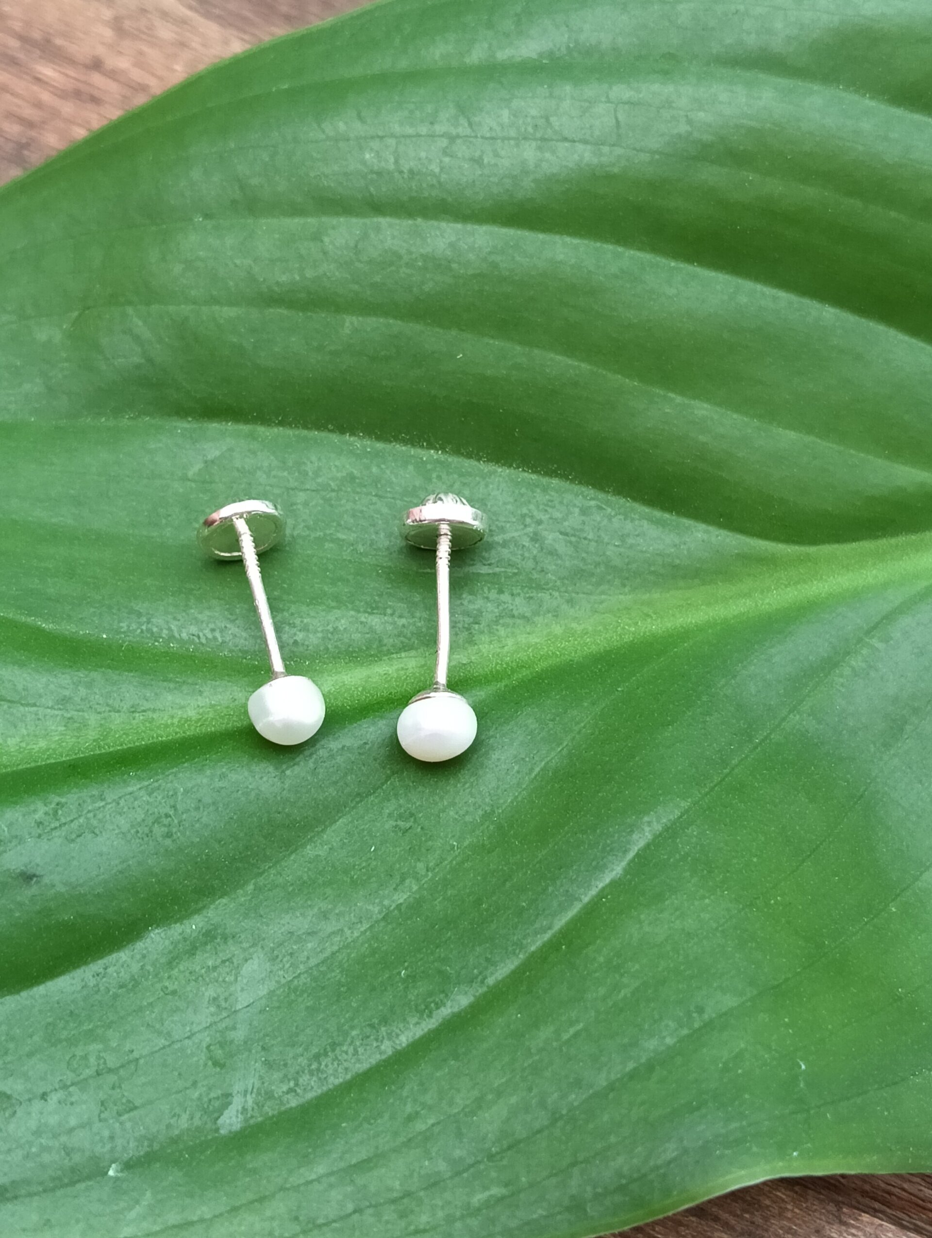 Pendientes perla cultivada - 5