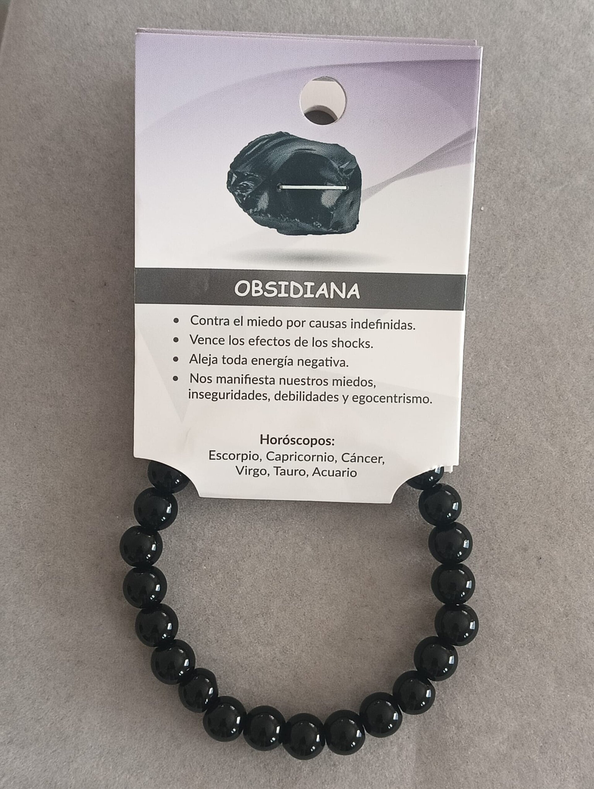 Pulsera obsidiana - 2