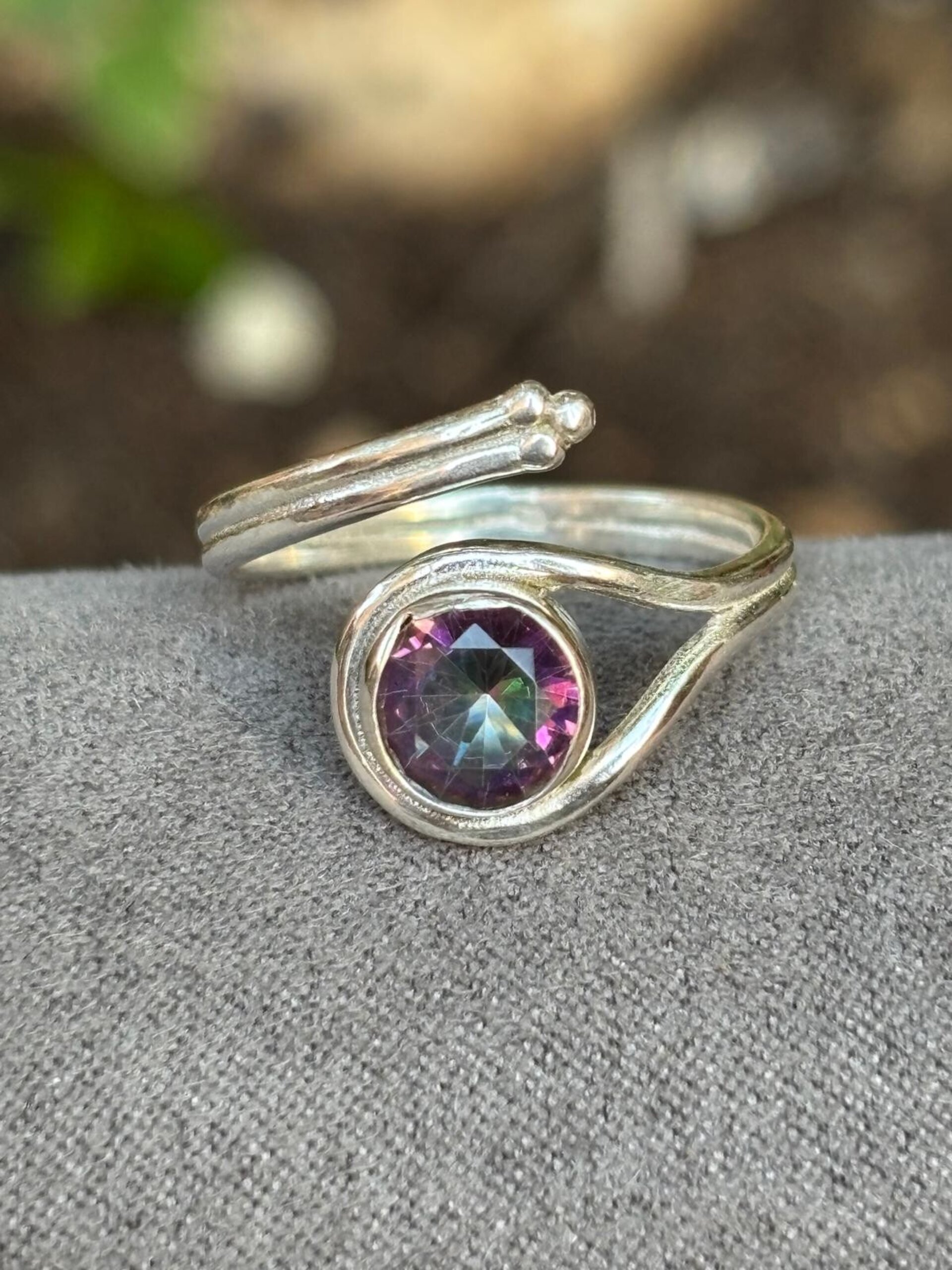 Anillo ajustable Topacio Místico - 1