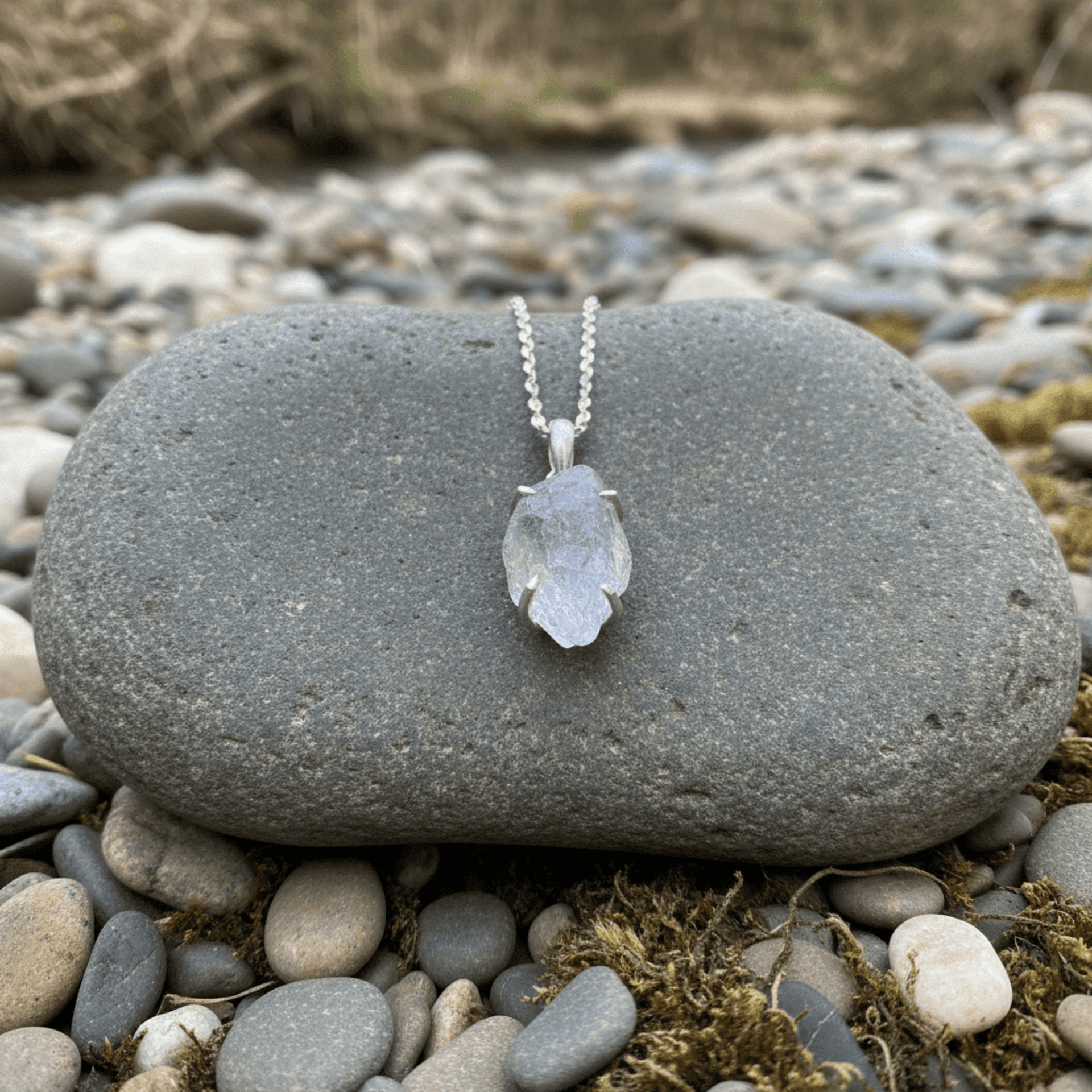 collar cuarzo diamante Herkimer - 3