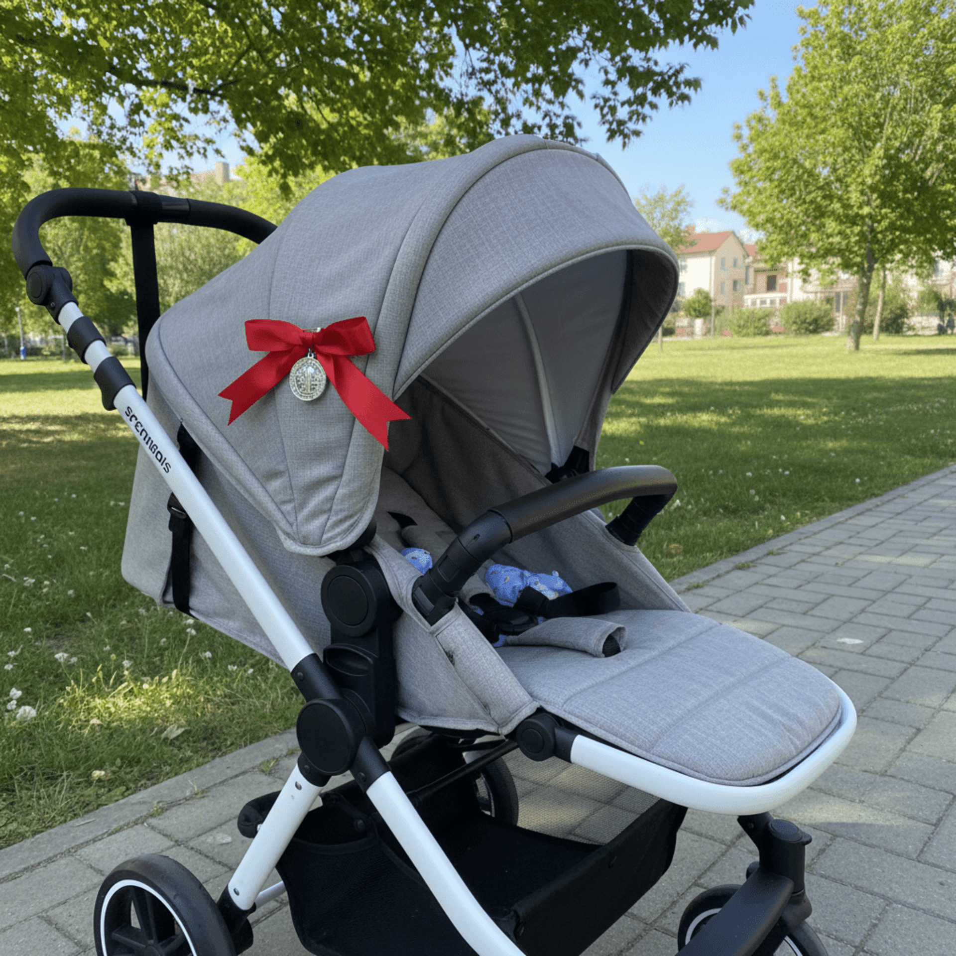 lazo con medalla para protección - 6