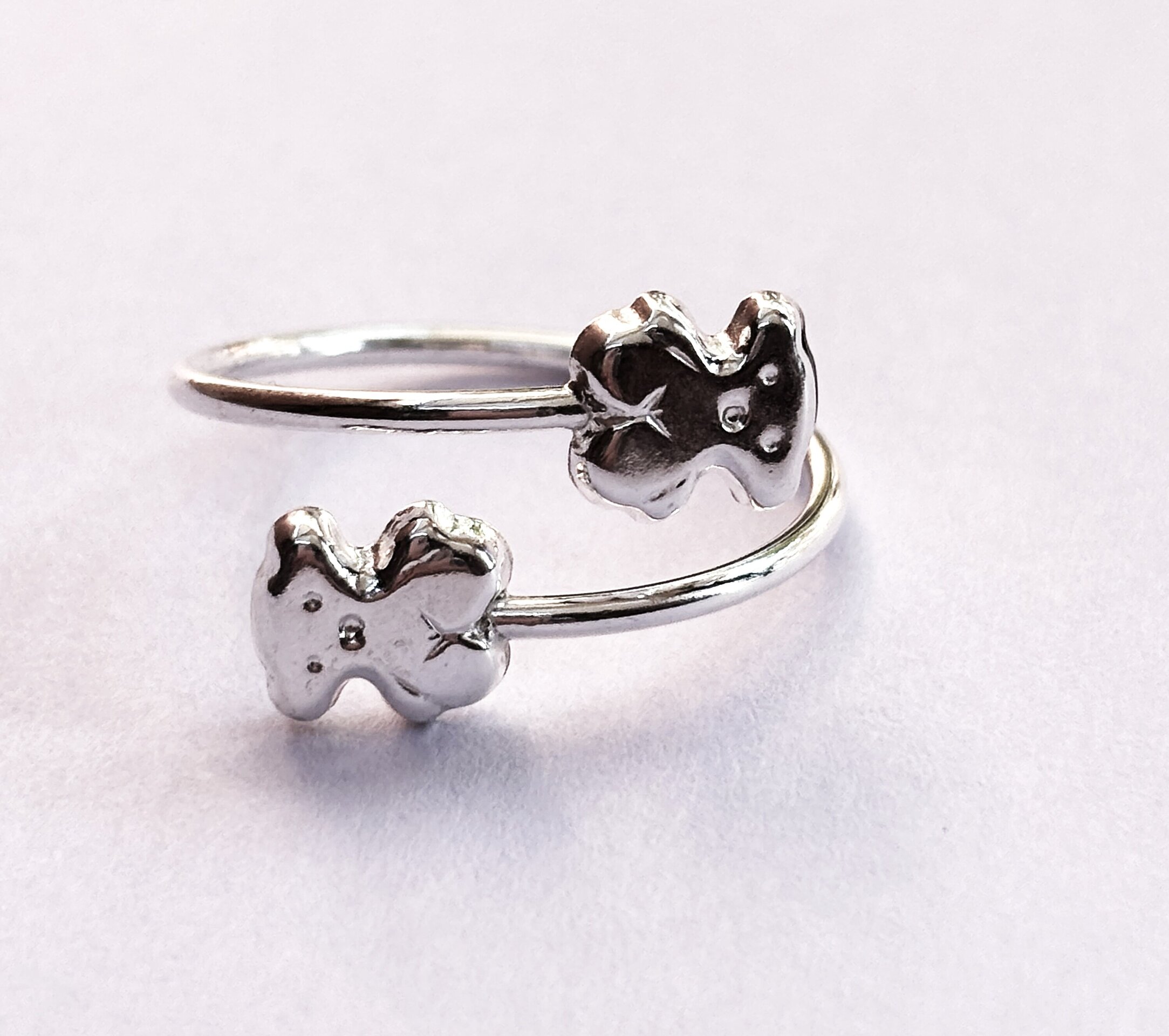 Anillo ajustable oso - 3