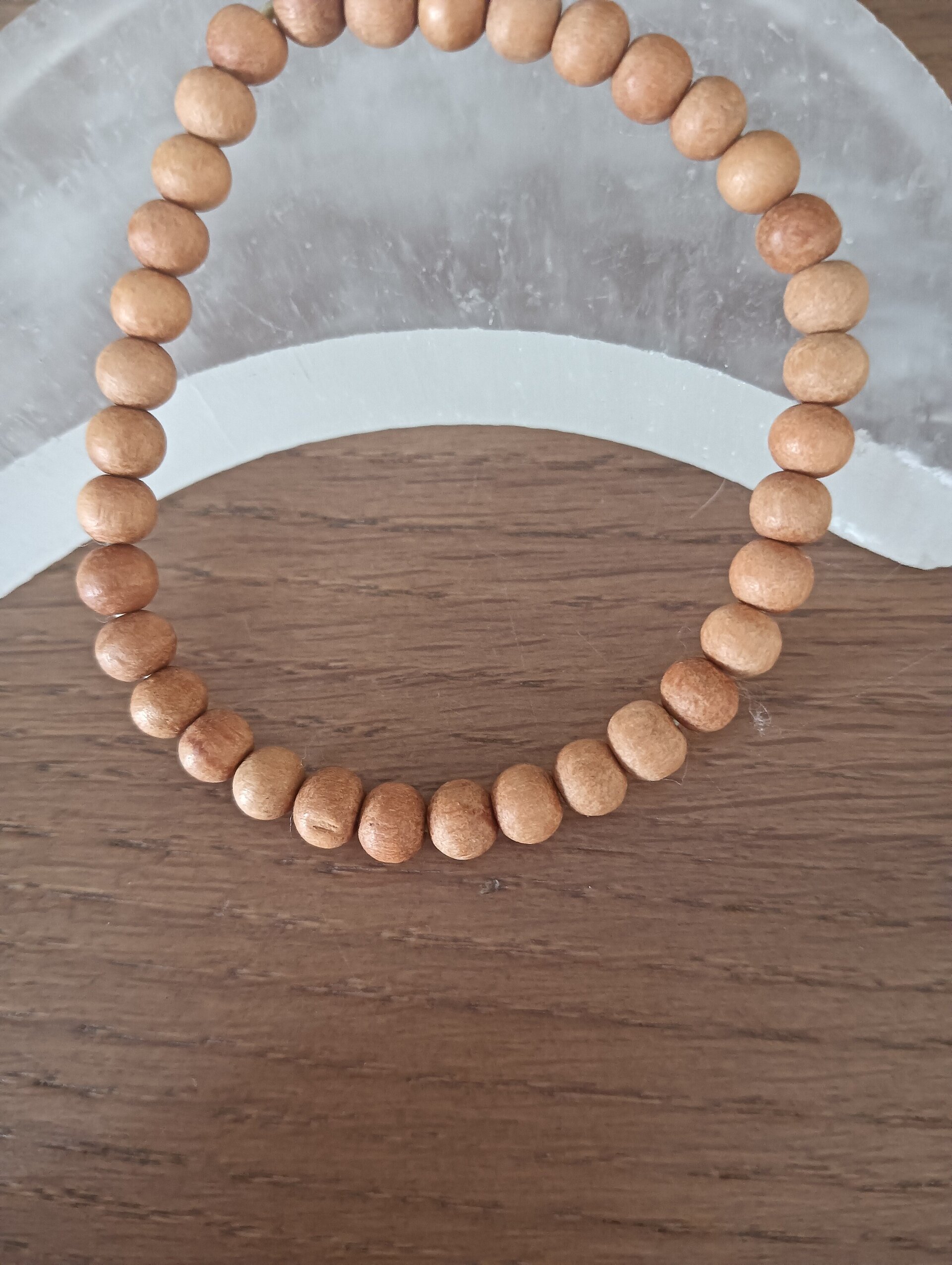 Pulsera sándalo natural - 2