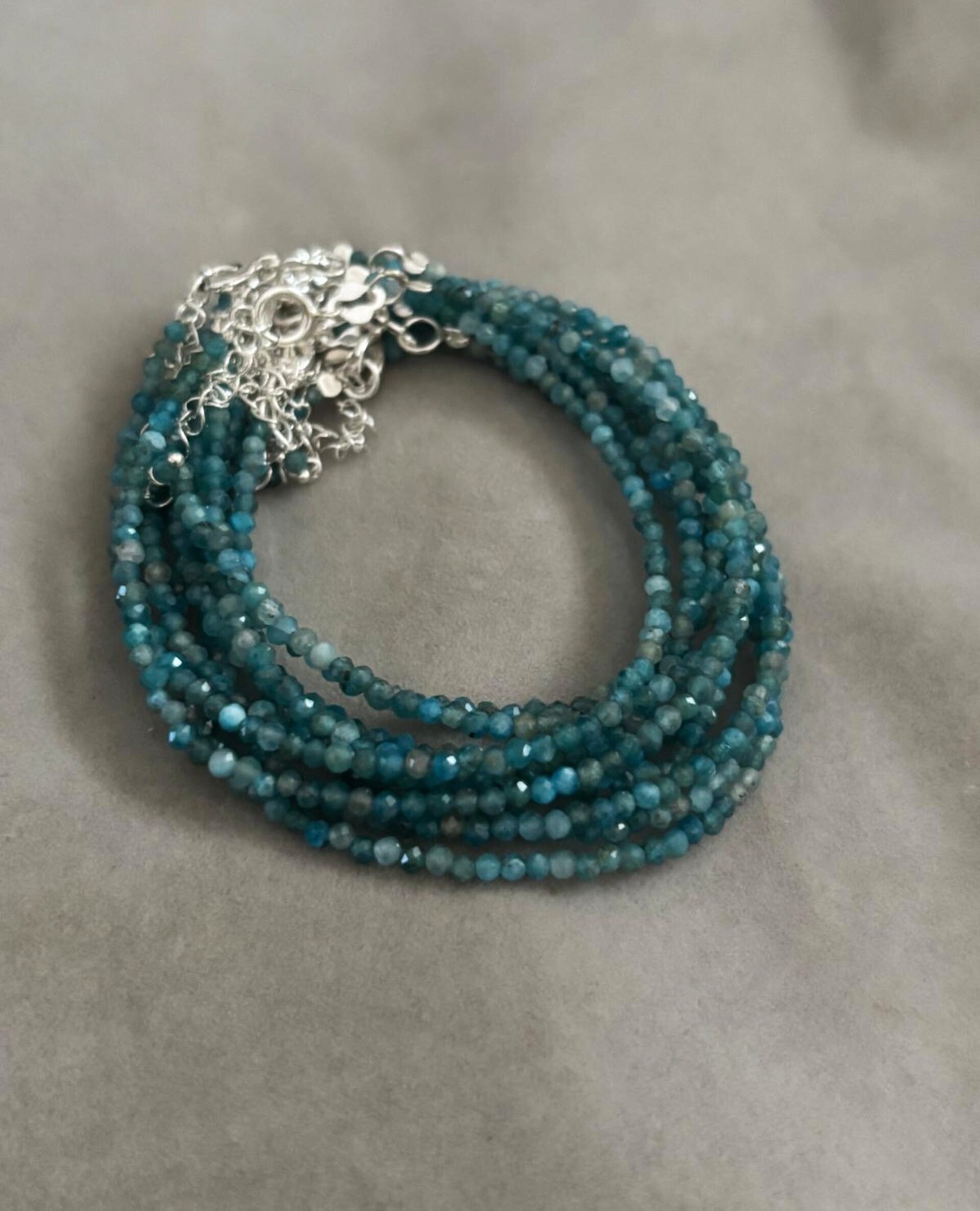 pulsera apatita facetada - 2