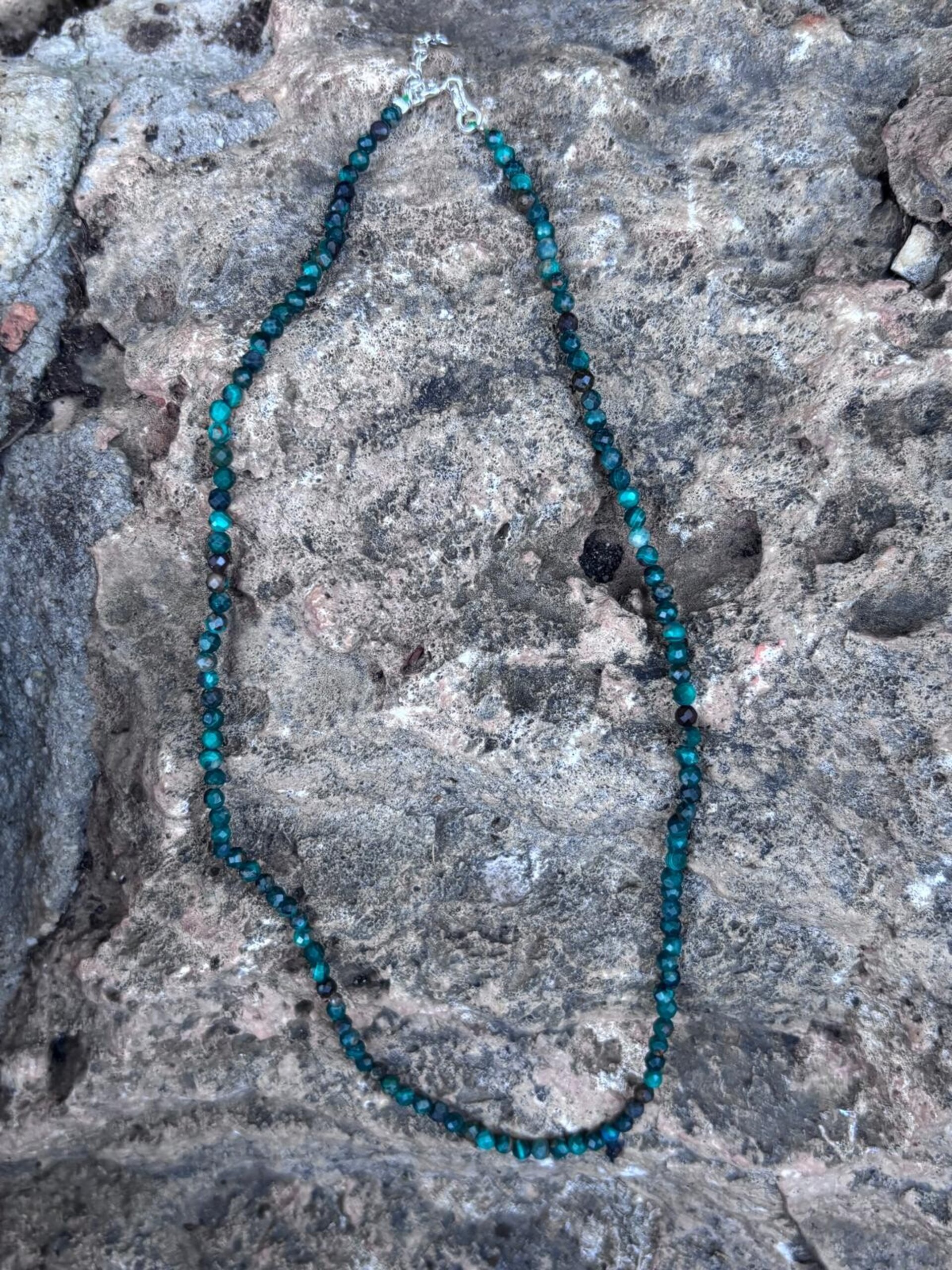 collar Malaquita Facetada - 4