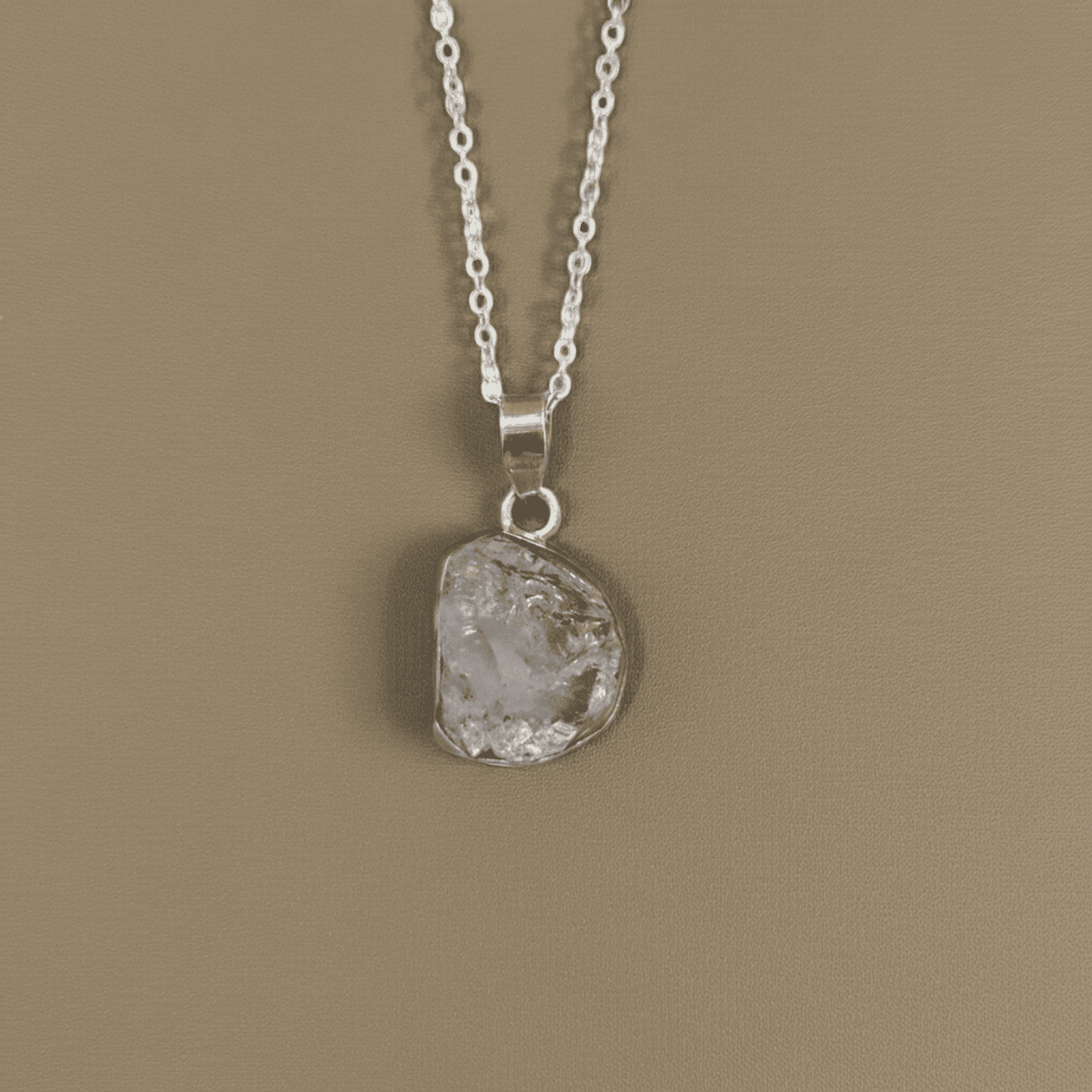 collar cuarzo diamante Herkimer - 4