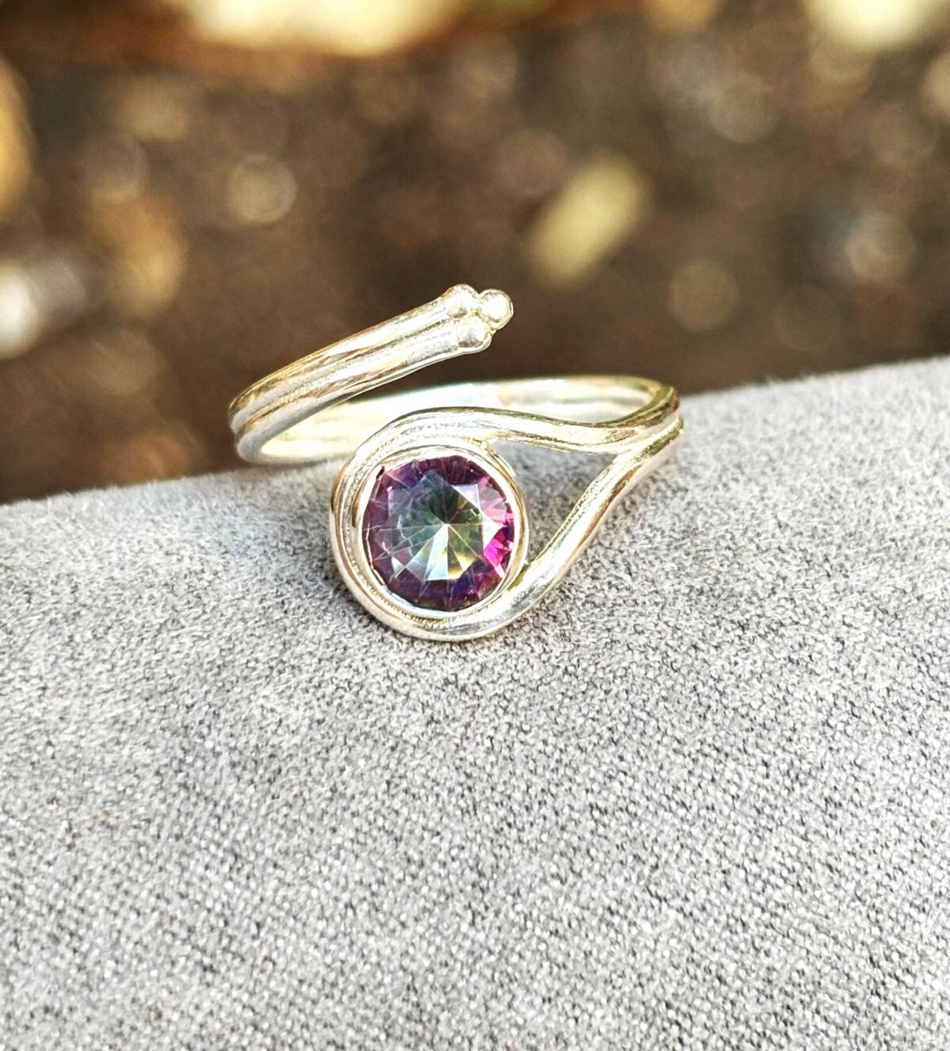 Anillo ajustable Topacio Místico - 3