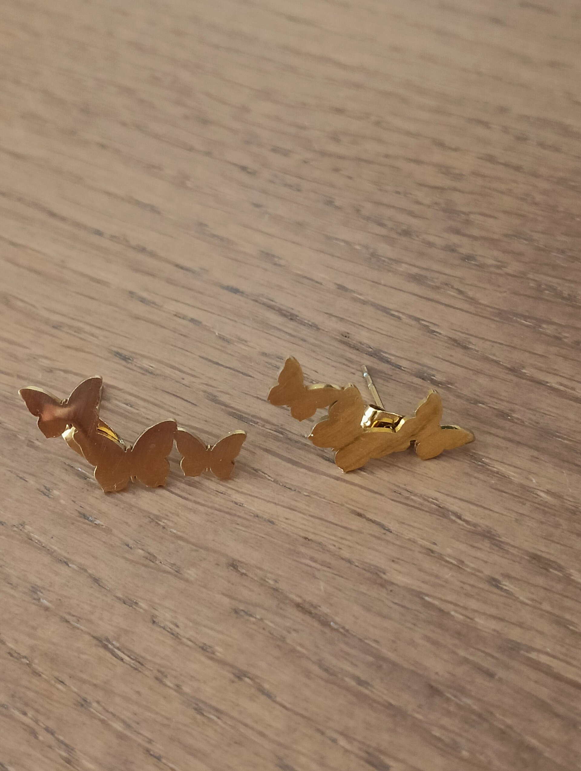 Pendientes trepadores mariposas - 2