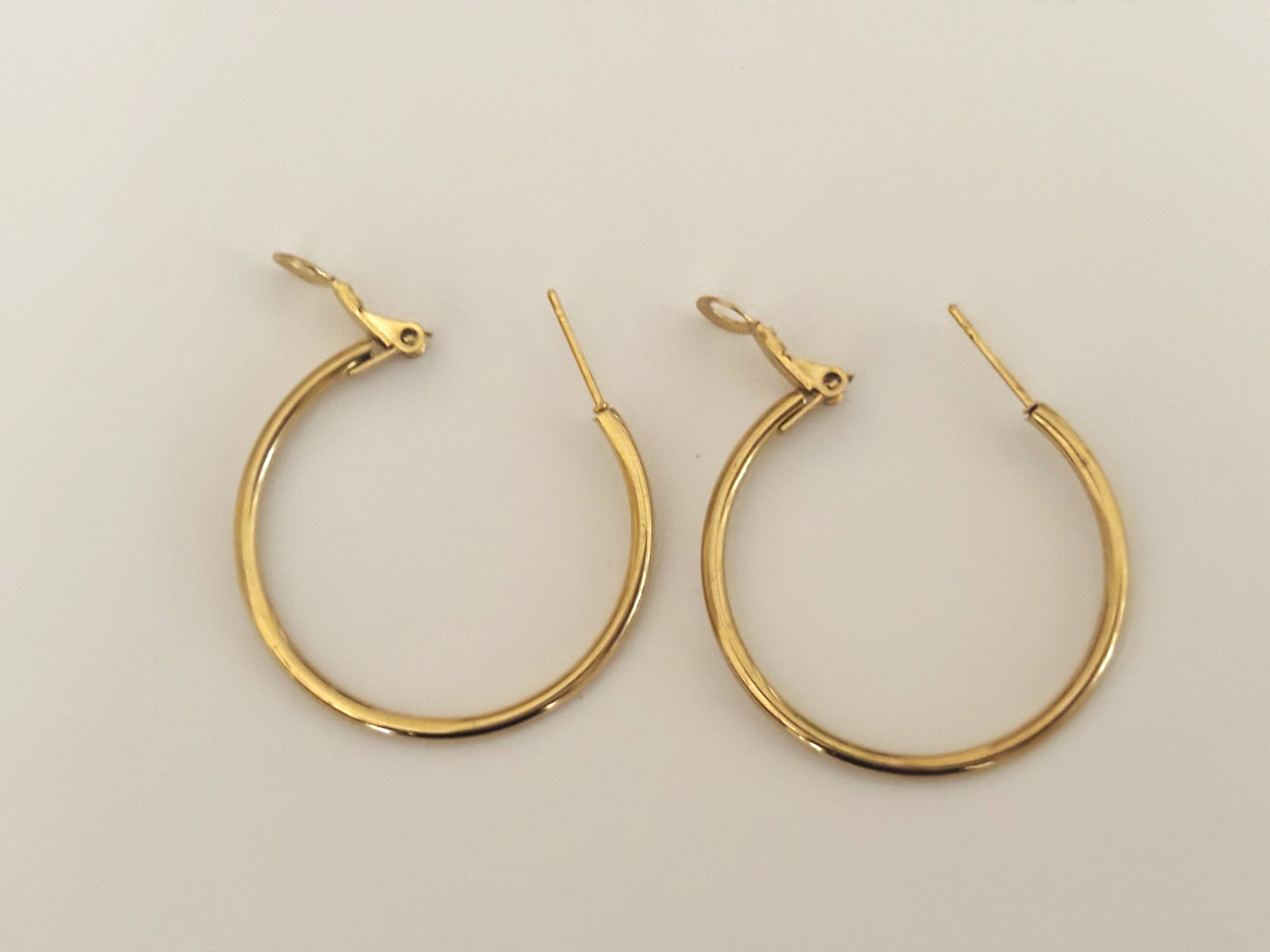 Pendientes aros dorados - 2
