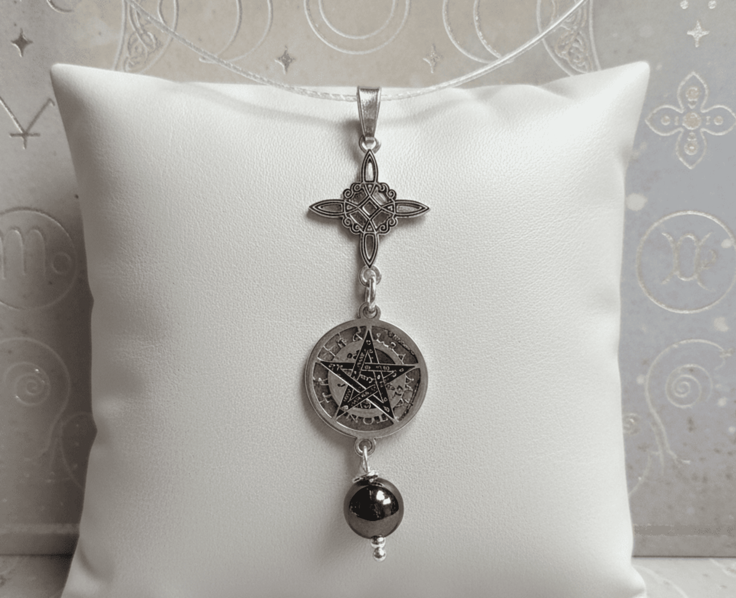 collar doble protección con Hematite - 3