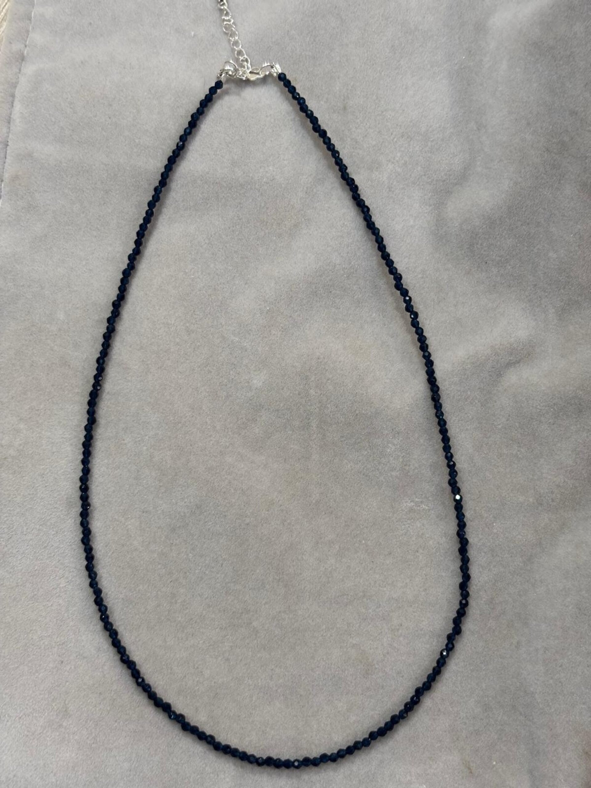 Gargantilla facetada zafiro - 2