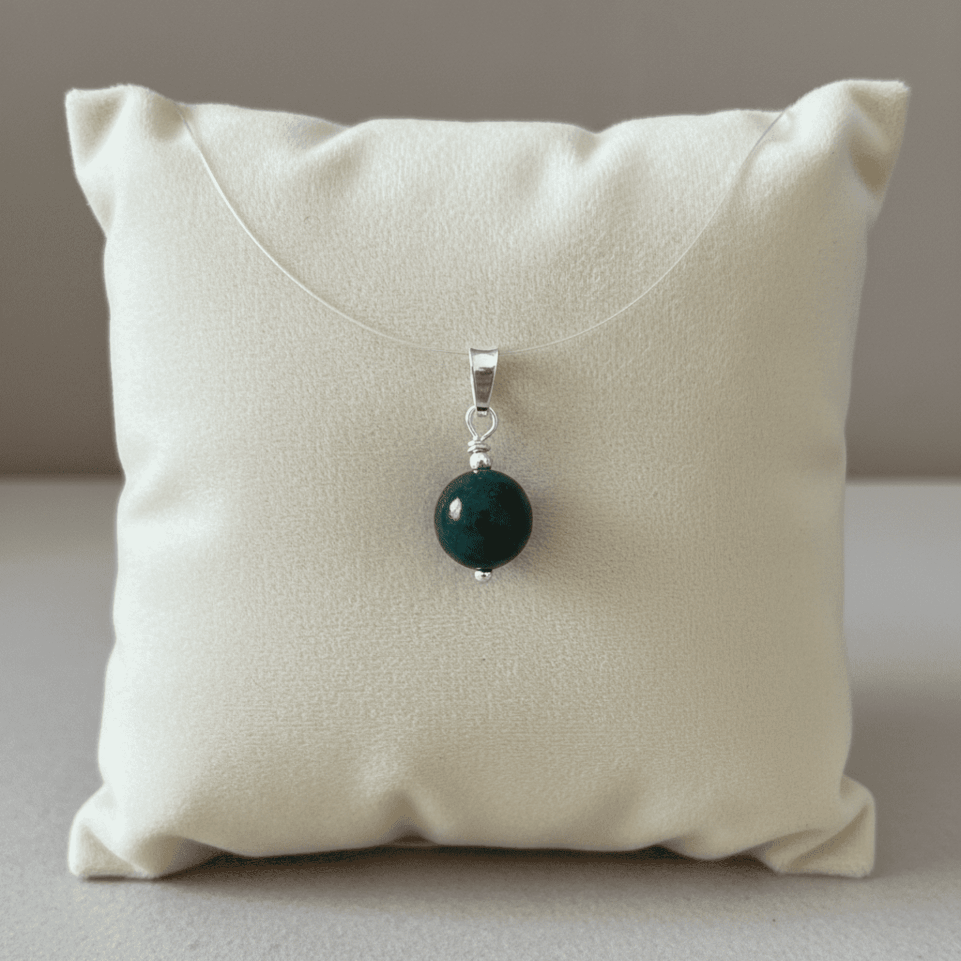 collar piedra bola turmalina - 3