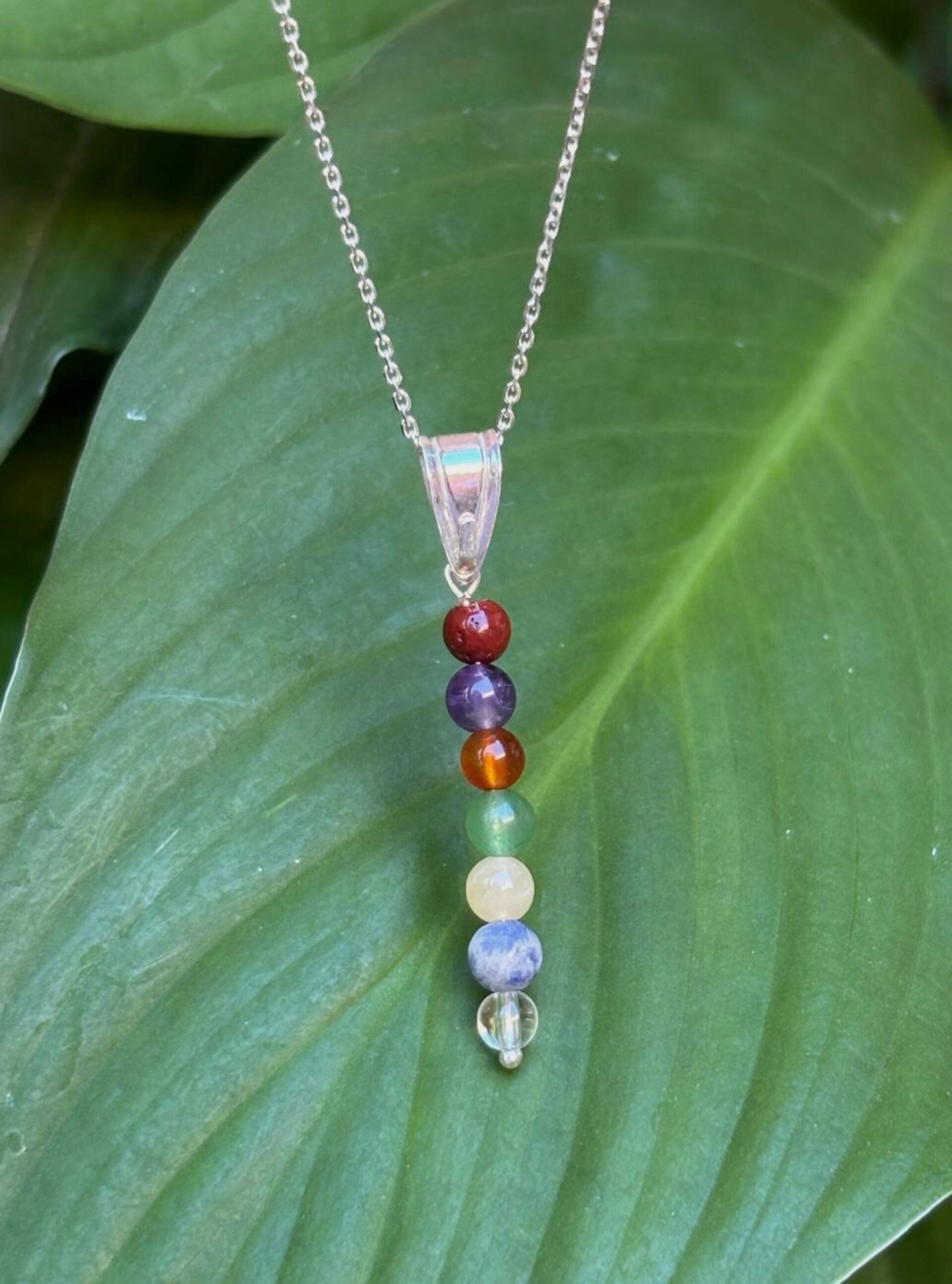 collar 7chakras con sus piedras naturales - 2