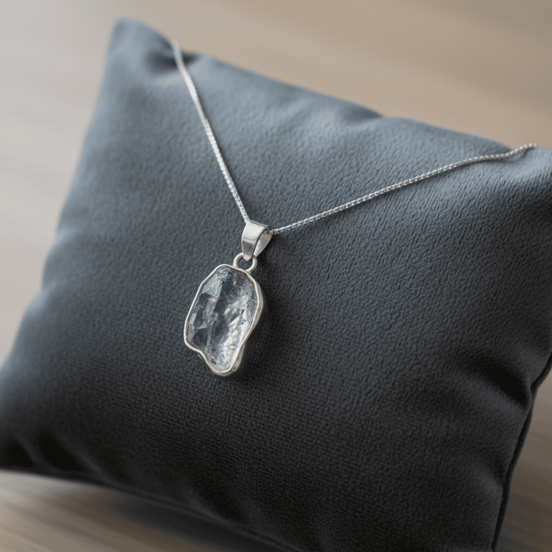 collar cuarzo Diamante  Herkimer - 3