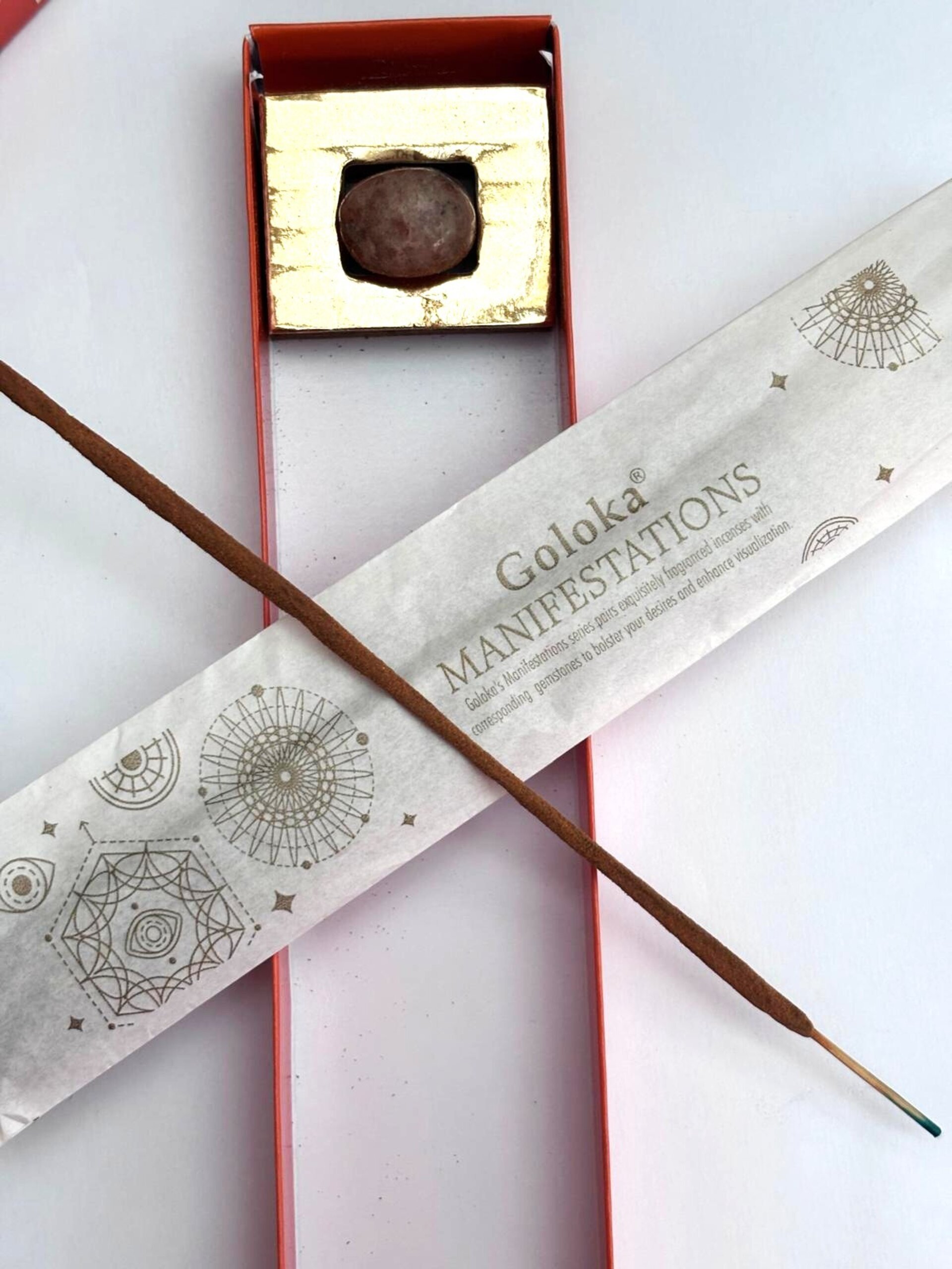 incienso-VIBRACIONES POSITIVAS Y PIEDRA SOL- Goloka - 3